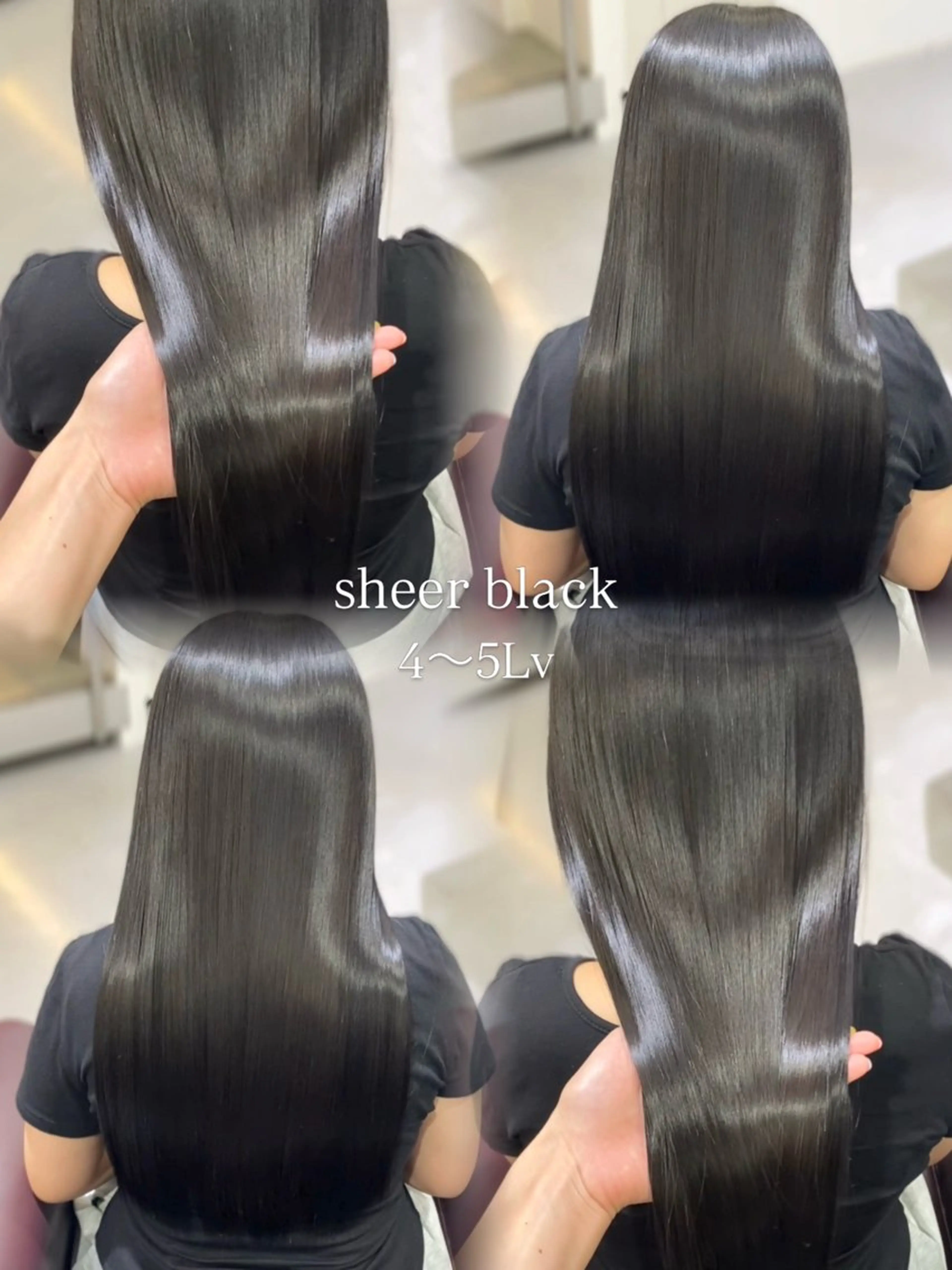 ロング ヘアカラー トリートメント ️🫧透明感カラー& 髪質改善🎀いさきのヘアスタイル