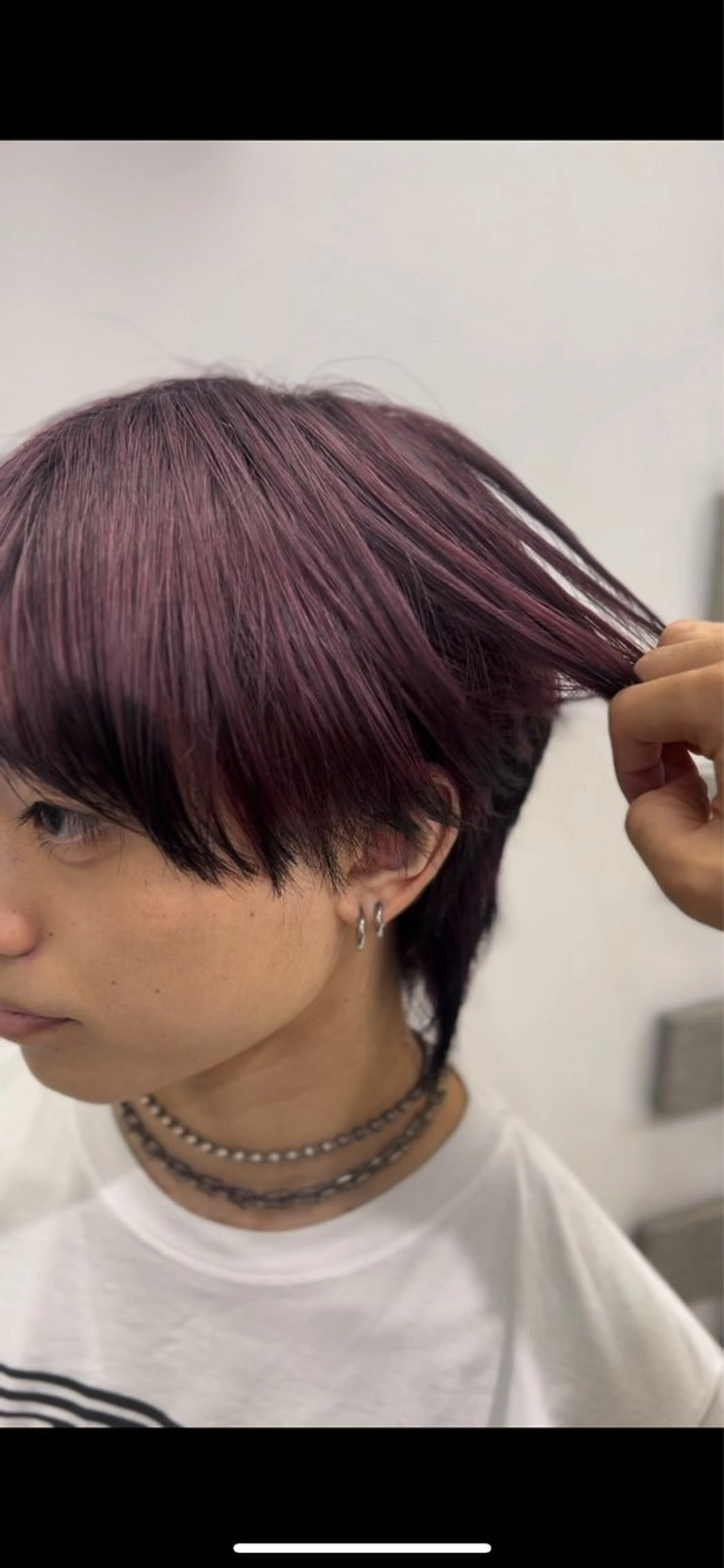 ショート カラー メンズ ヘアカラー ハイトーン /レイヤー/ふみやのヘアスタイル