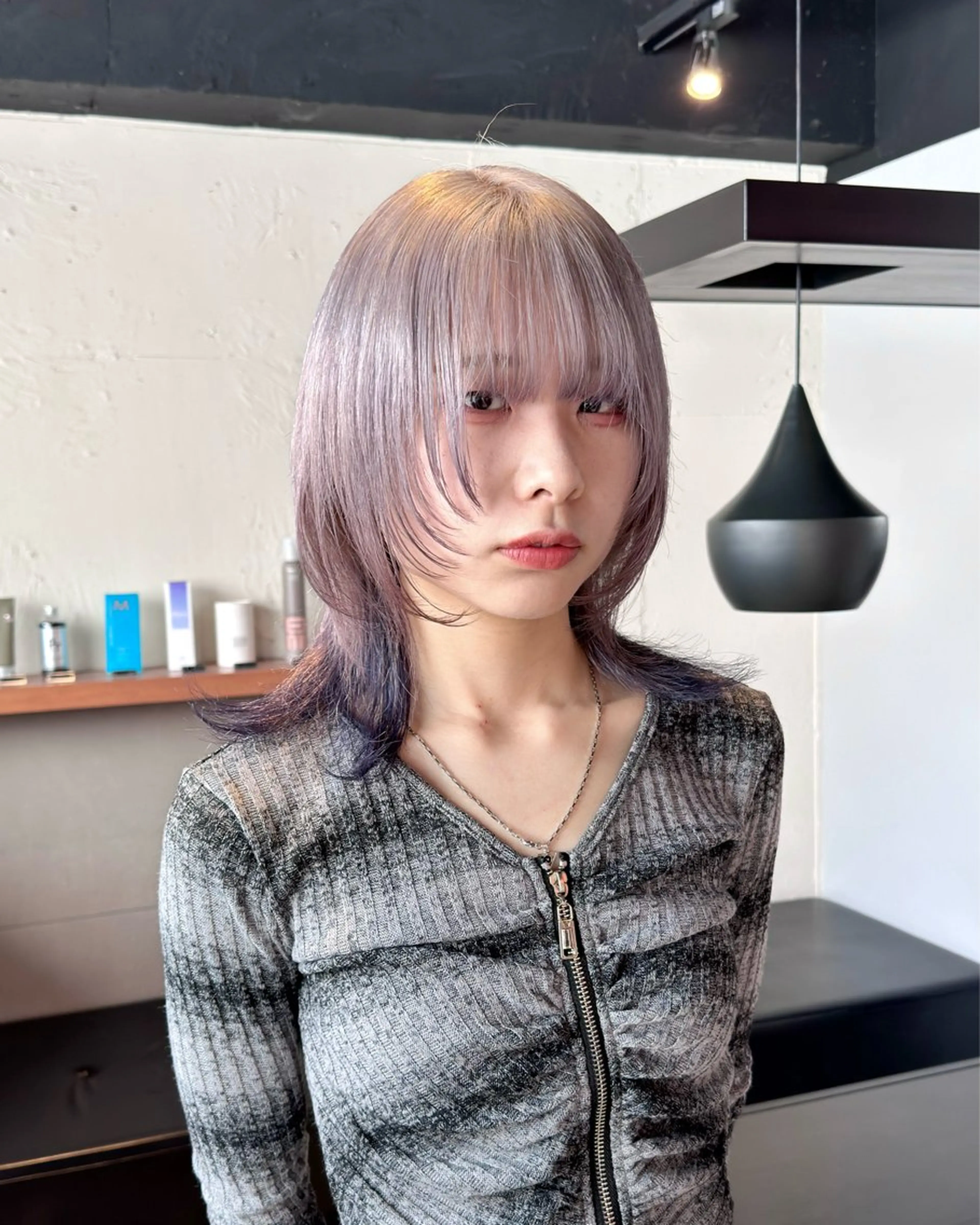 ミディアム 髪質改善/ブリーチ /長山遼太郎のヘアスタイル