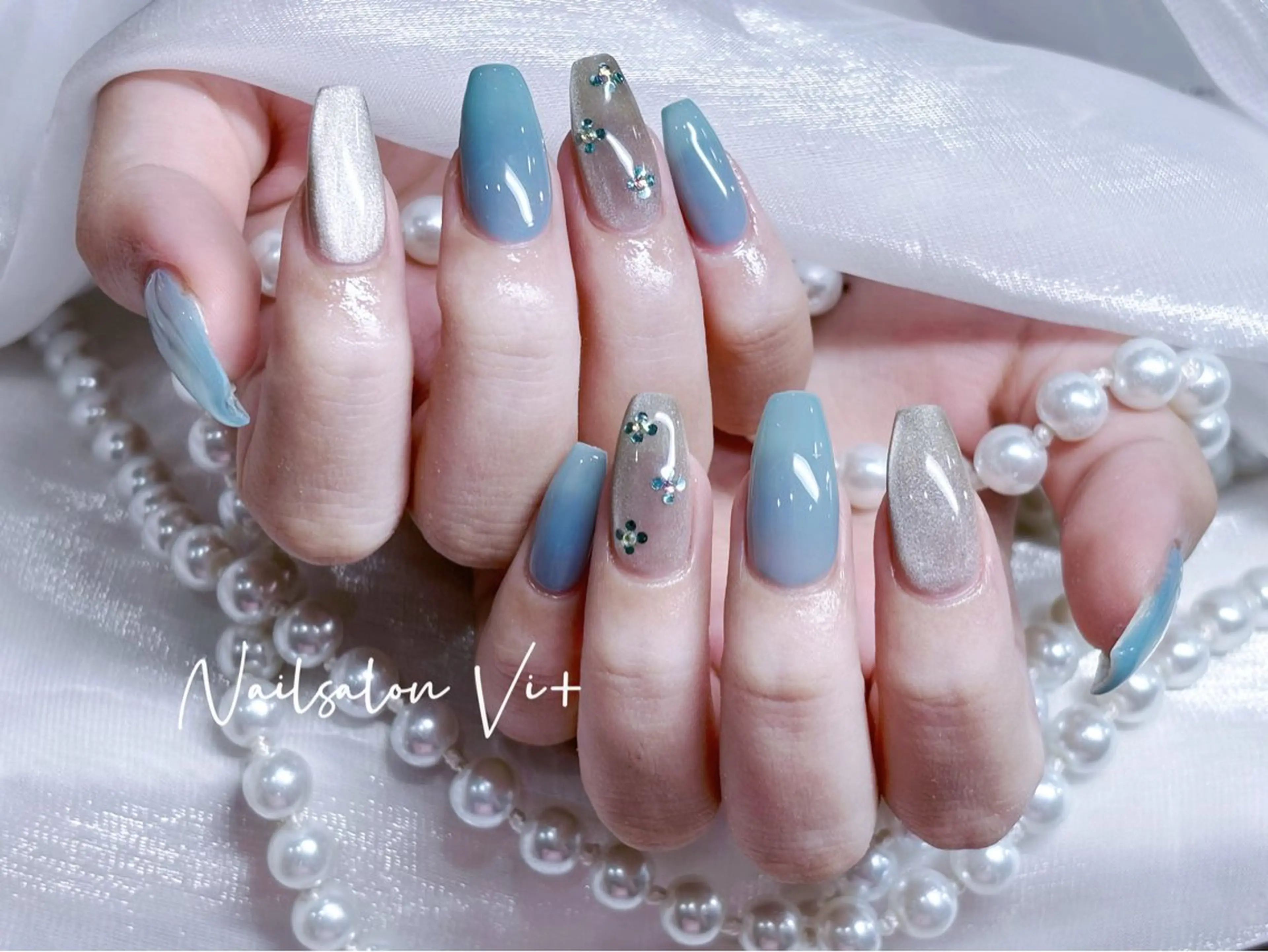 ネイル ハンドネイル Nailsalon Vi+ももか🩷のネイルデザイン