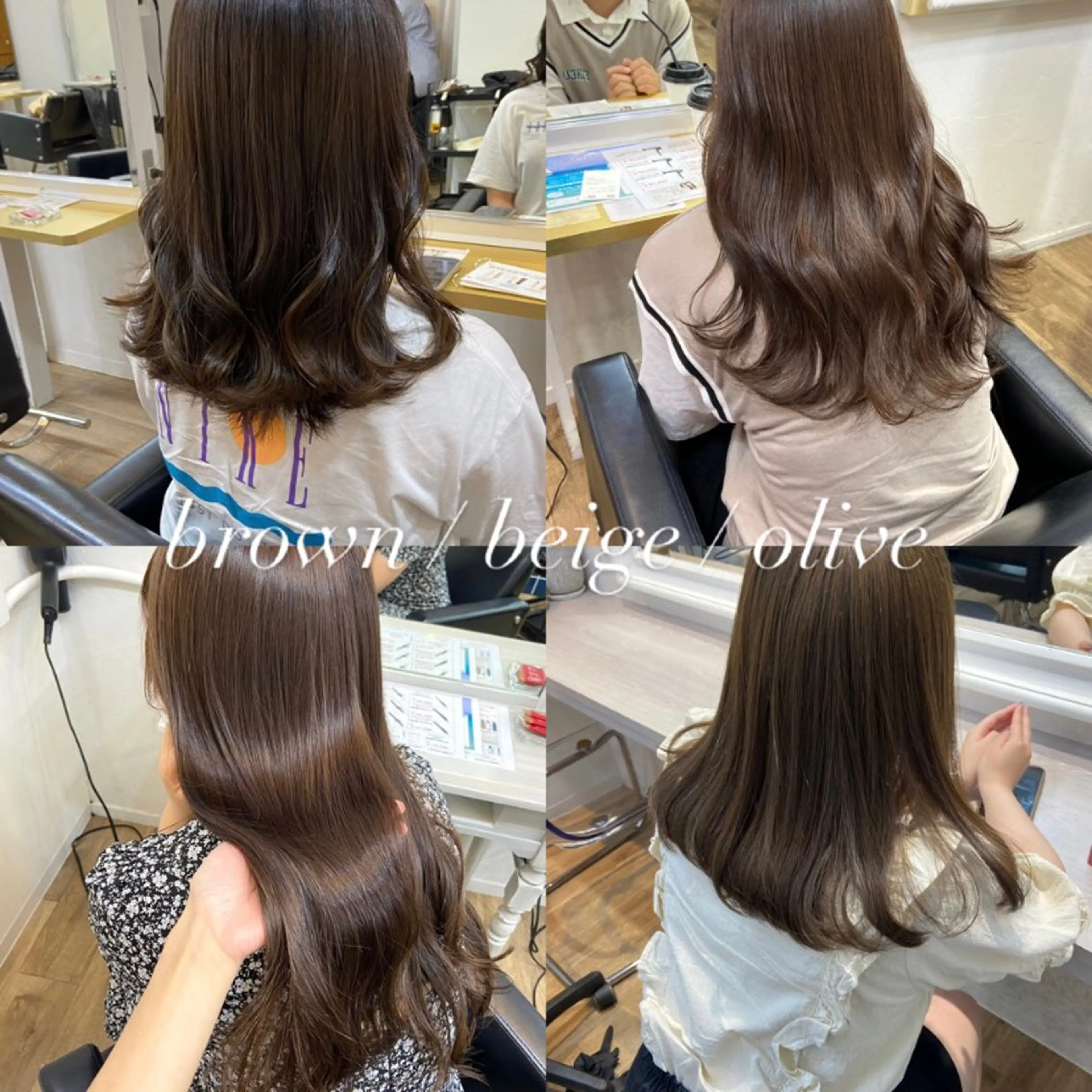 セミロング カラー ベージュカラー ブリーチ ケアブリーチ 透明感カラー ダブルカラー mai 🎀 / ガーリーヘア ♡のヘアスタイル