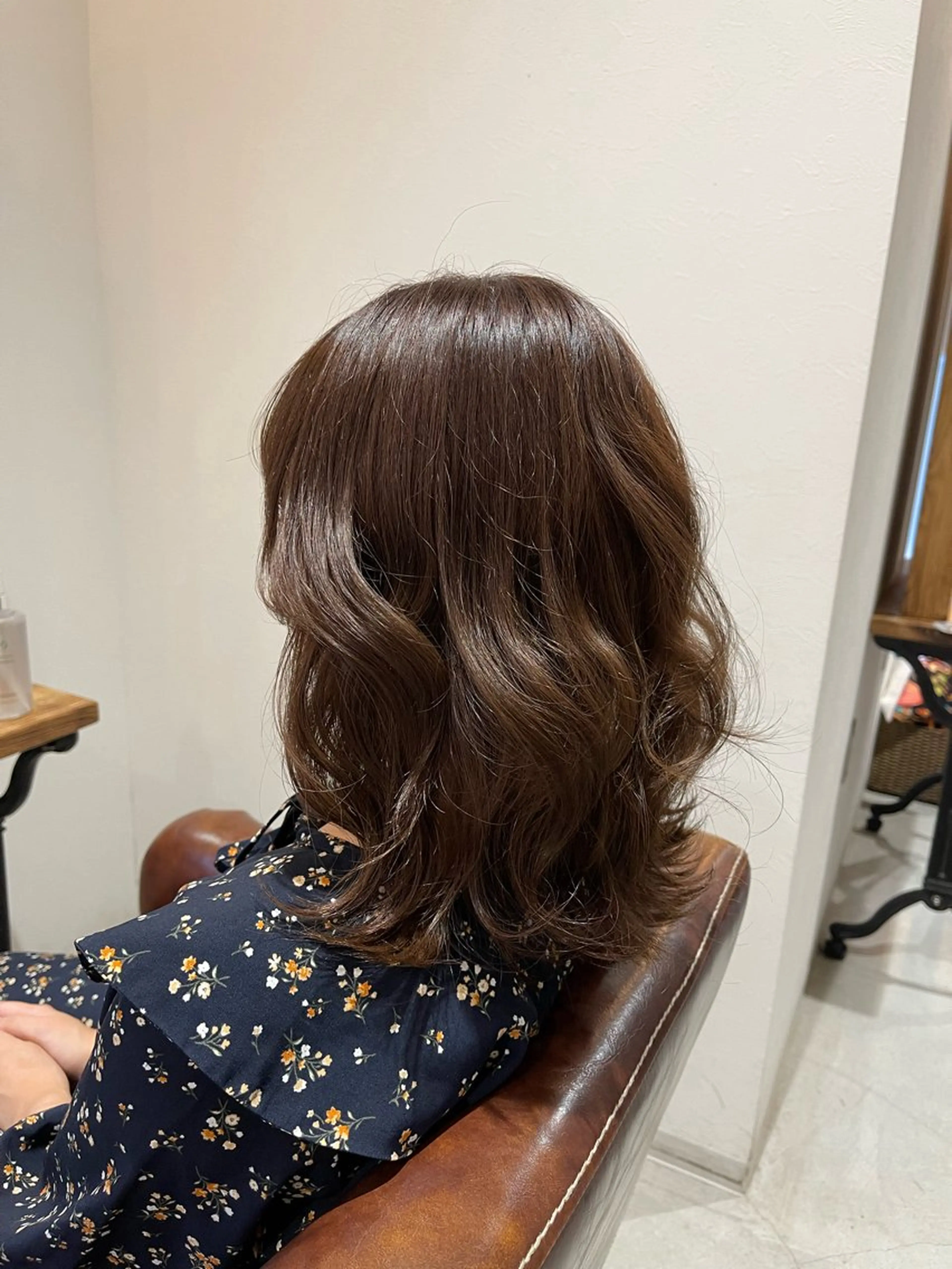 ミディアム ヘアアレンジ カット ヘアカラー 増田 夏季のヘアスタイル