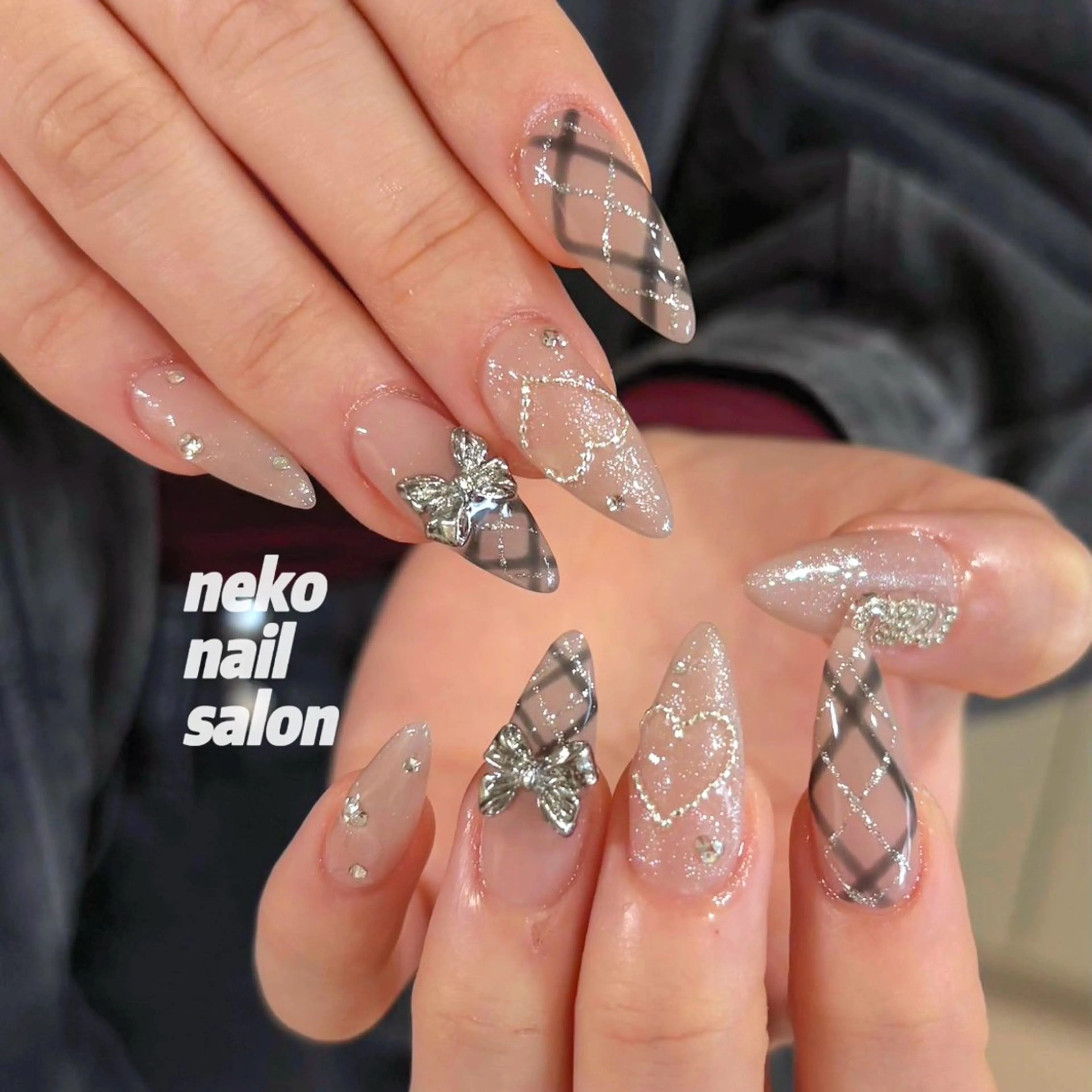 ネイル ワンホンネイル ハンドネイル neko nailのネイルデザイン