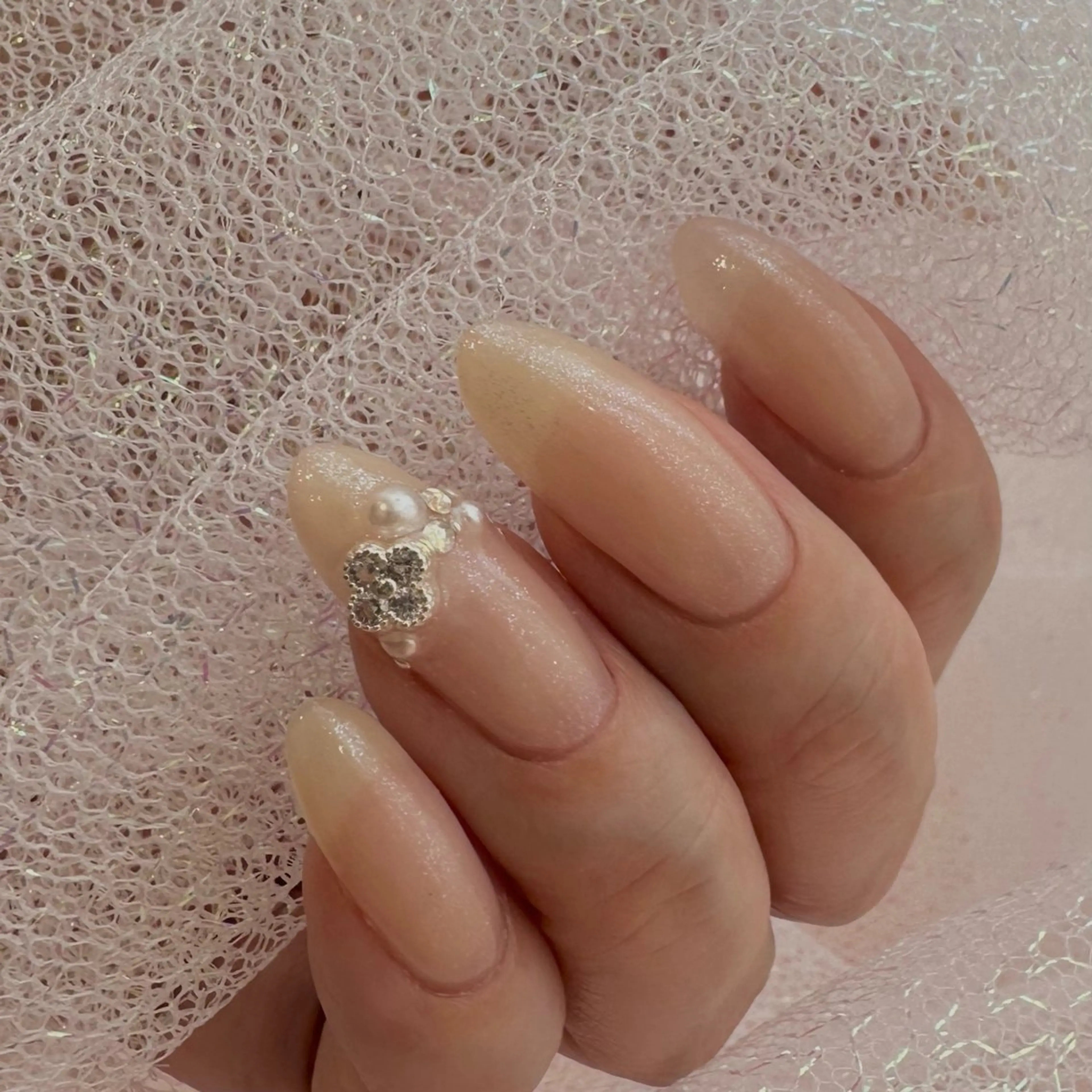 ネイル 韓国ネイル マグネットネイル ワンホンネイル Nail salon アトリエジョワ　金山のネイルデザイン