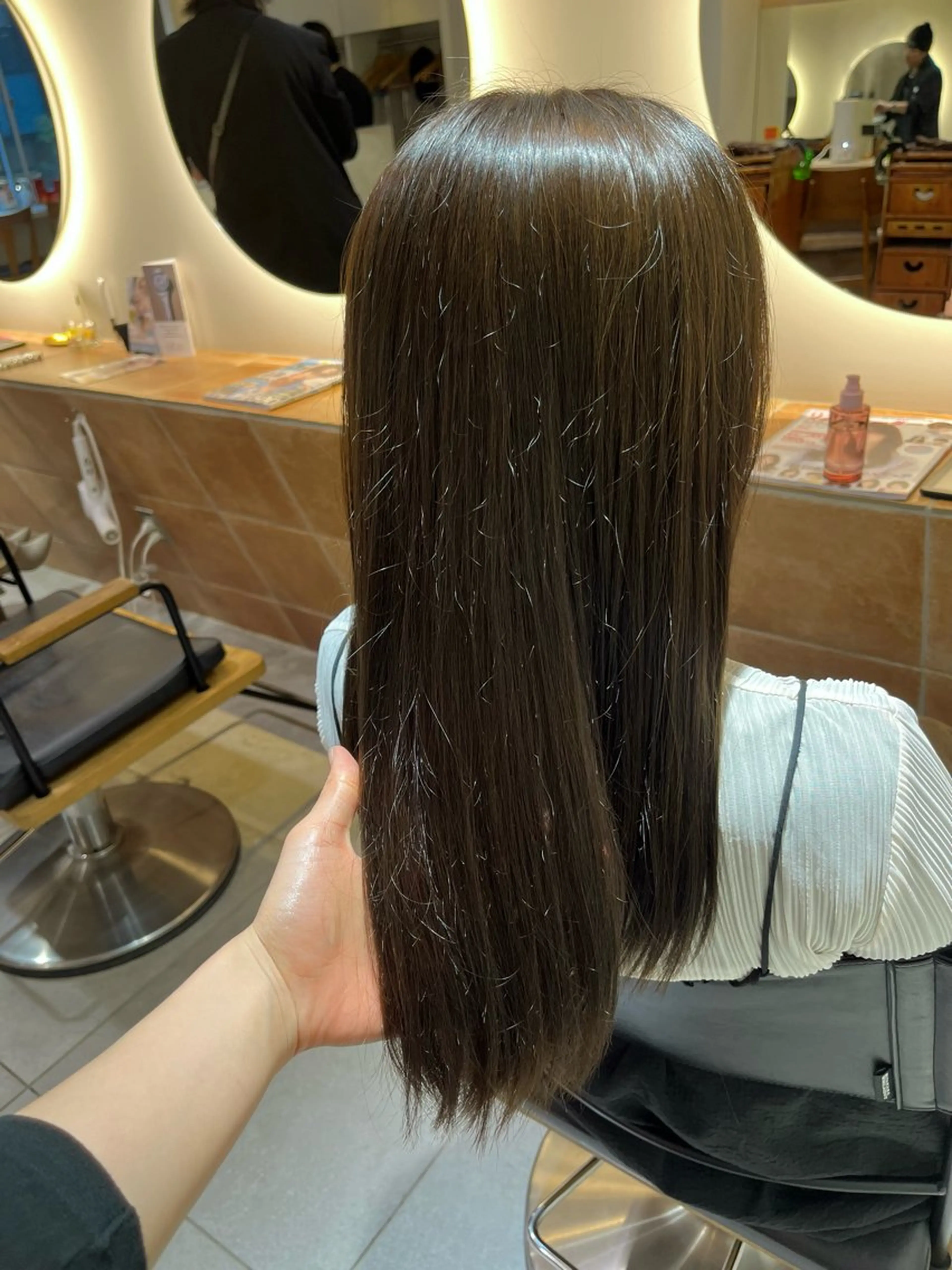 カラー ベージュカラー オリーブベージュ カラー/ブリーチ✨ ヘアセット/コハルのヘアスタイル