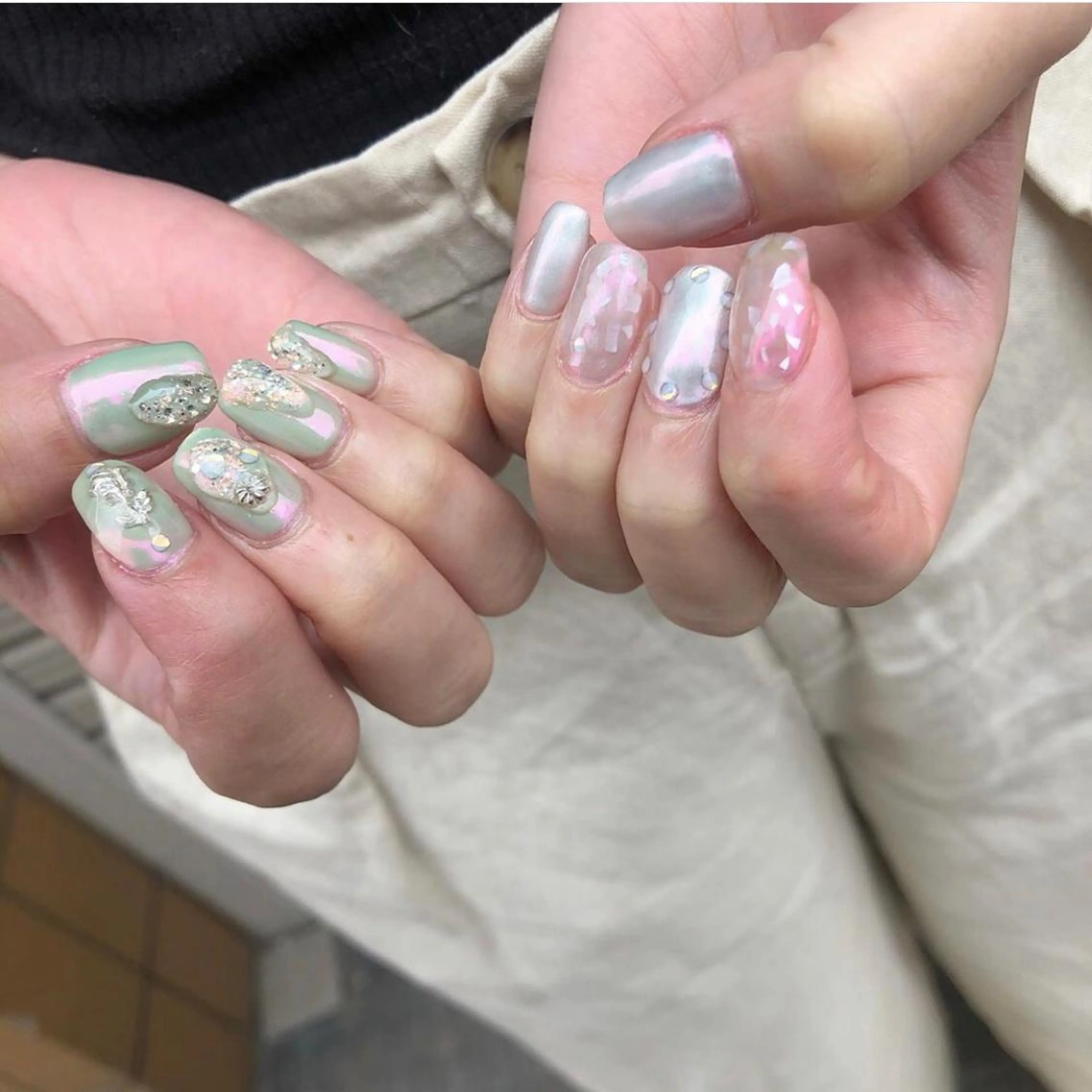 ネイル ニュアンスネイル nail salon granveilのネイルデザイン