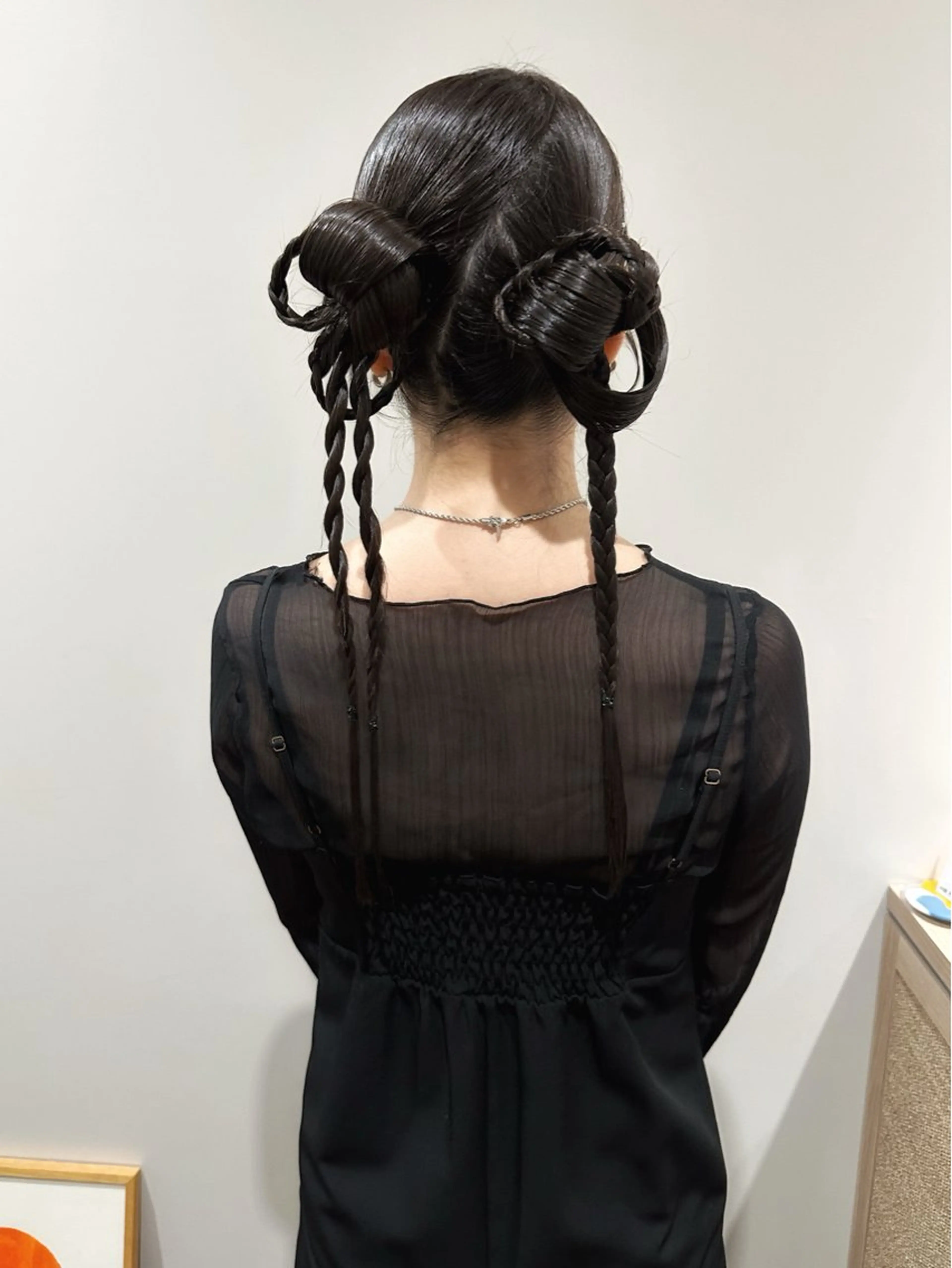 ロング ヘアアレンジ ヘアセット hibiki/セット /透明感カラーのヘアスタイル