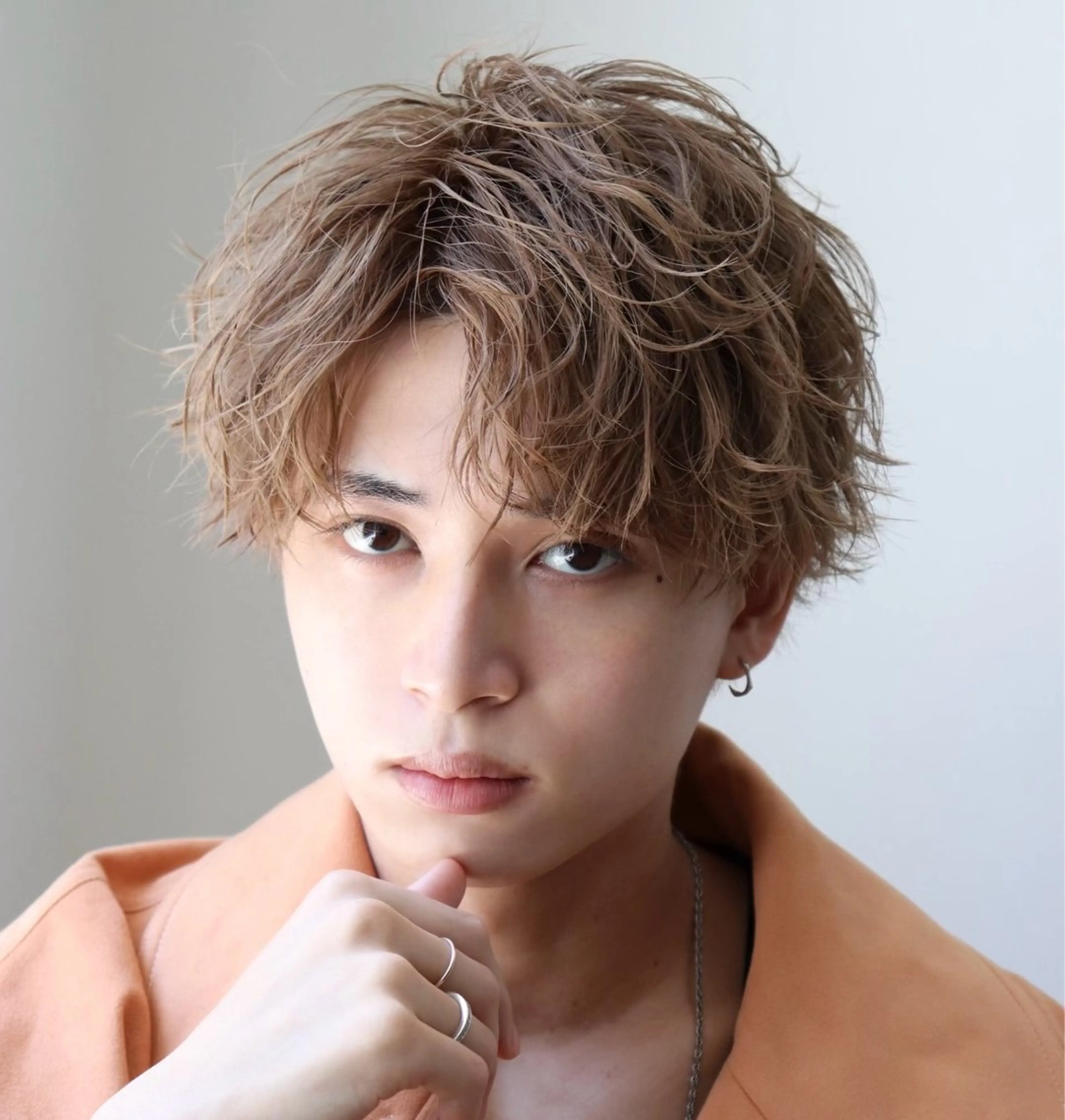 カラー パーマ バレイヤージュ ／ ユウイのヘアスタイル