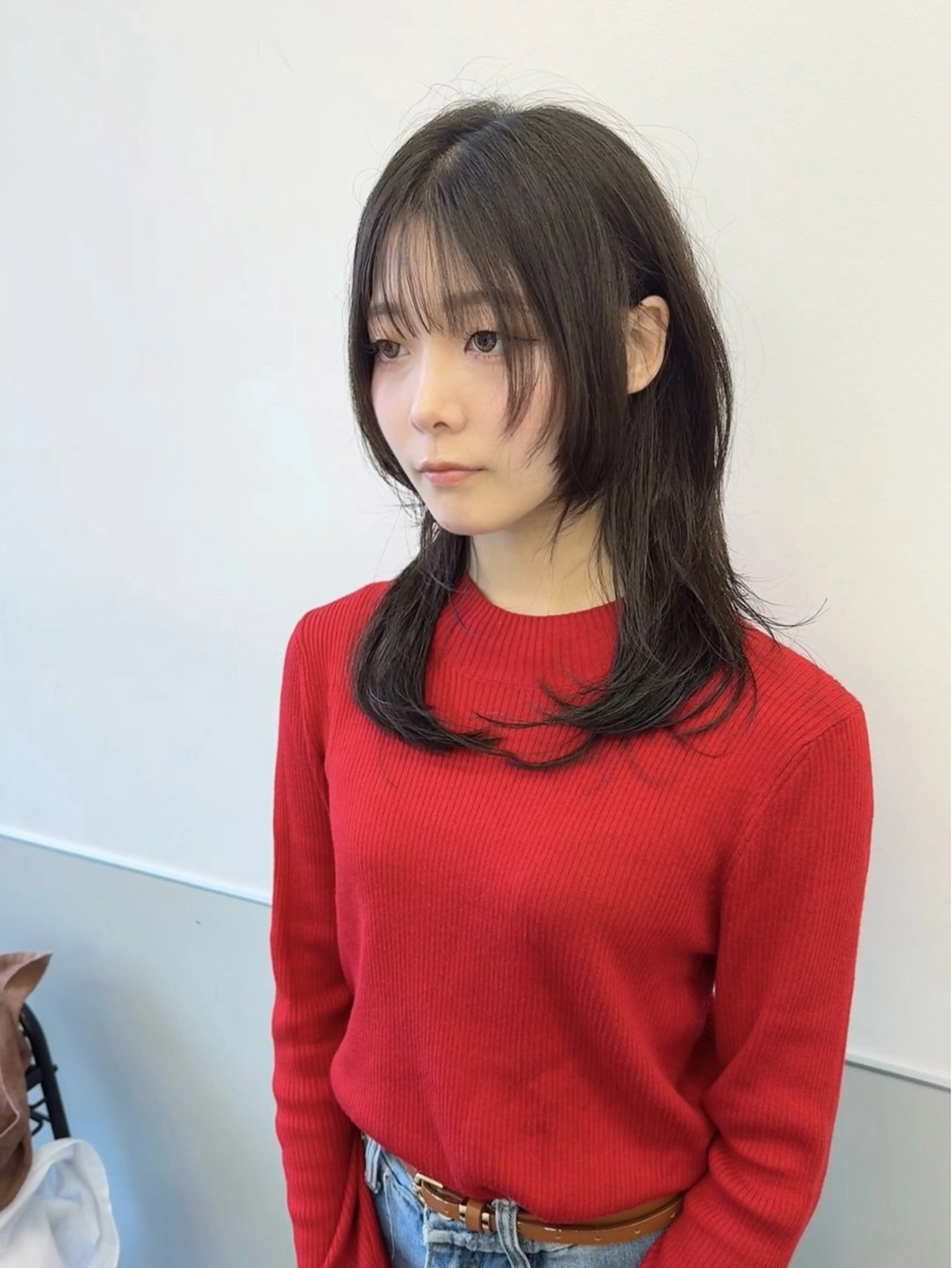 ロング 韓国風ヘア レイヤーカット トリートメント ワンホンヘア カット トリートメント 韓国ヘア🇰🇷 スズキのヘアスタイル