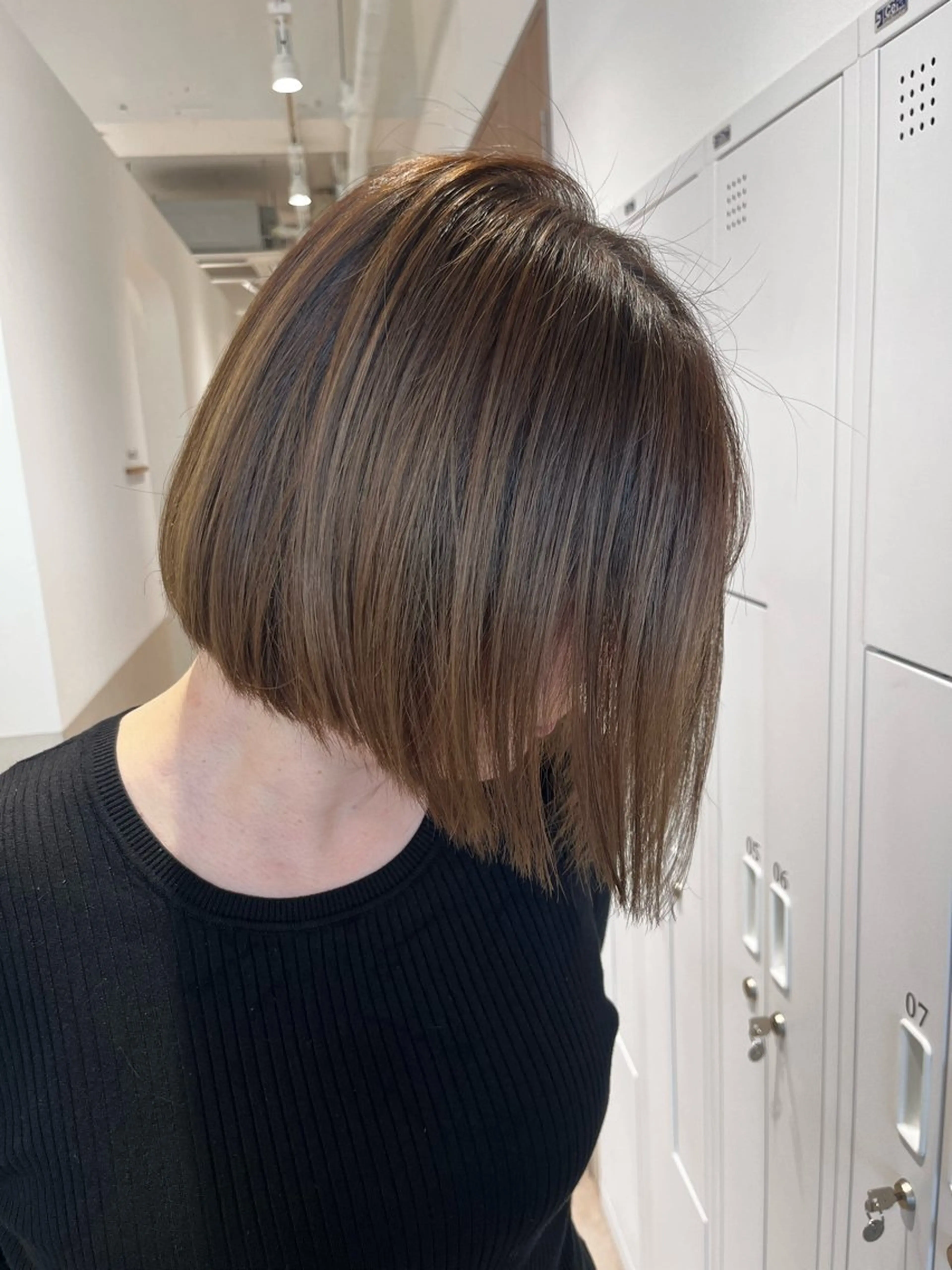 ショート カラー ボブ 髪質改善 ショートヘア カット ヘアカラー トリートメント 🍀ナガヤマ ヒデアキ🍀のヘアスタイル