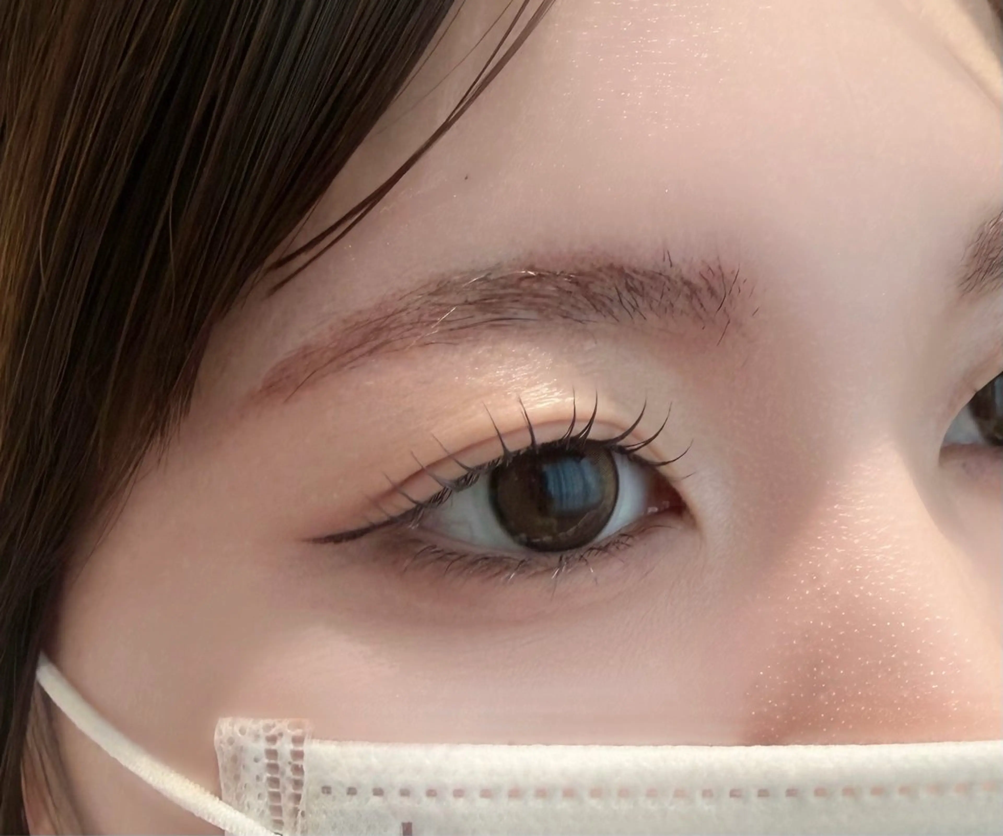 アイブロウ ワックス脱毛 CreBiA🤍 moanaのマツエク・マツパデザイン