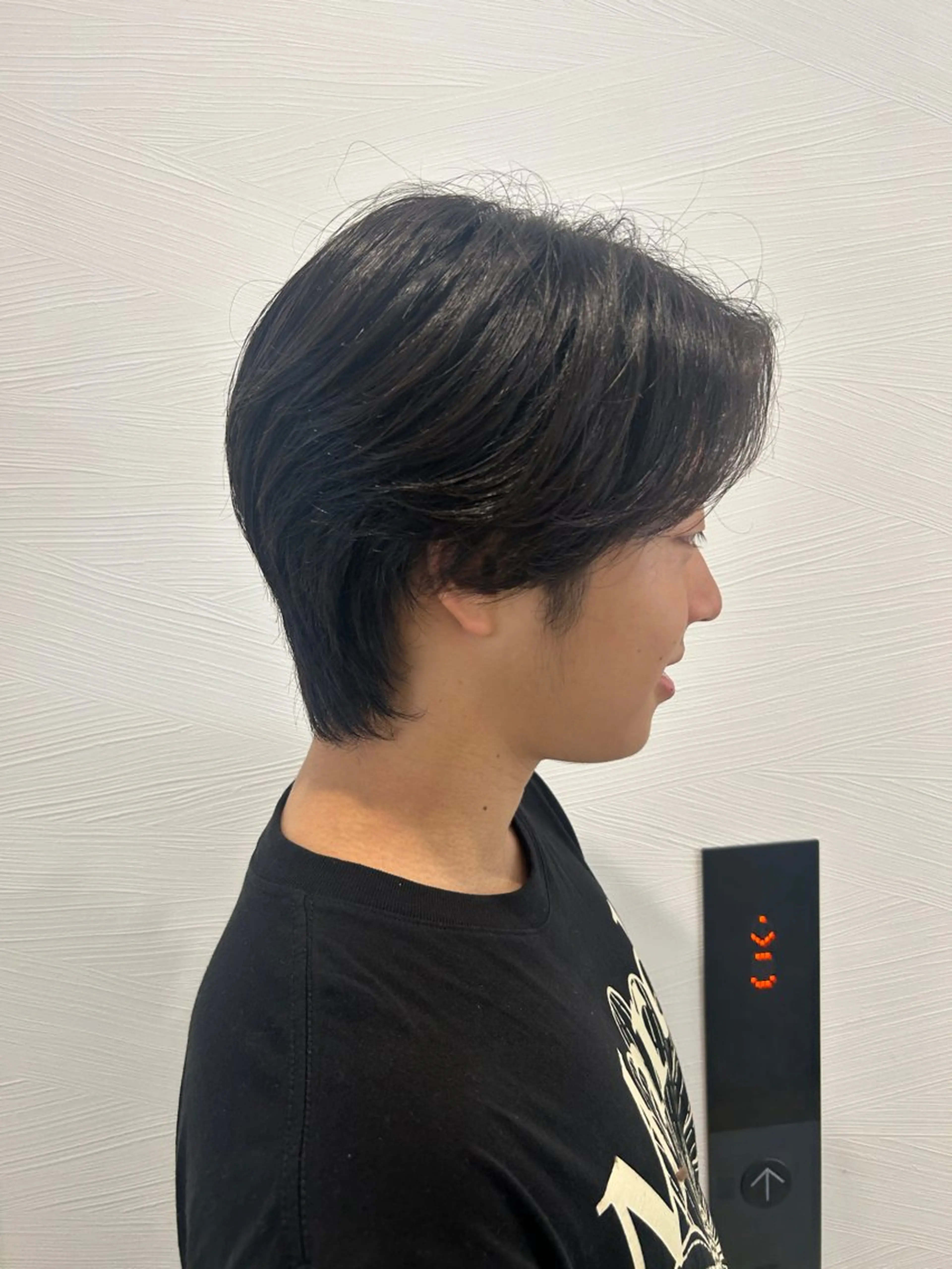 メンズ れんか/ボブ/レイヤ ー/ベージュ/艶髪のヘアスタイル