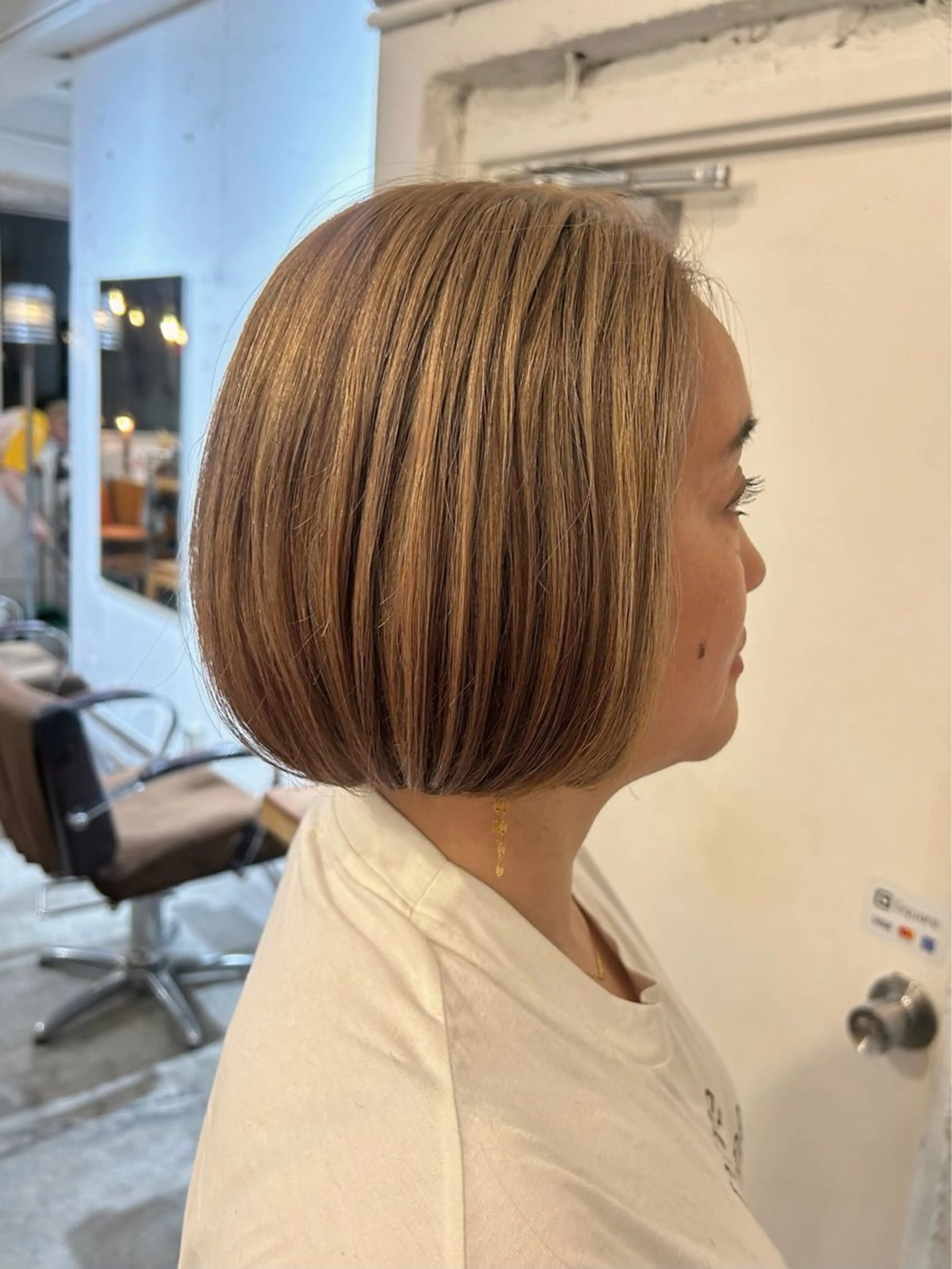 ショート カラー ブリーチ ブロンド デザインカラー ＊UNU＊ RICOのヘアスタイル