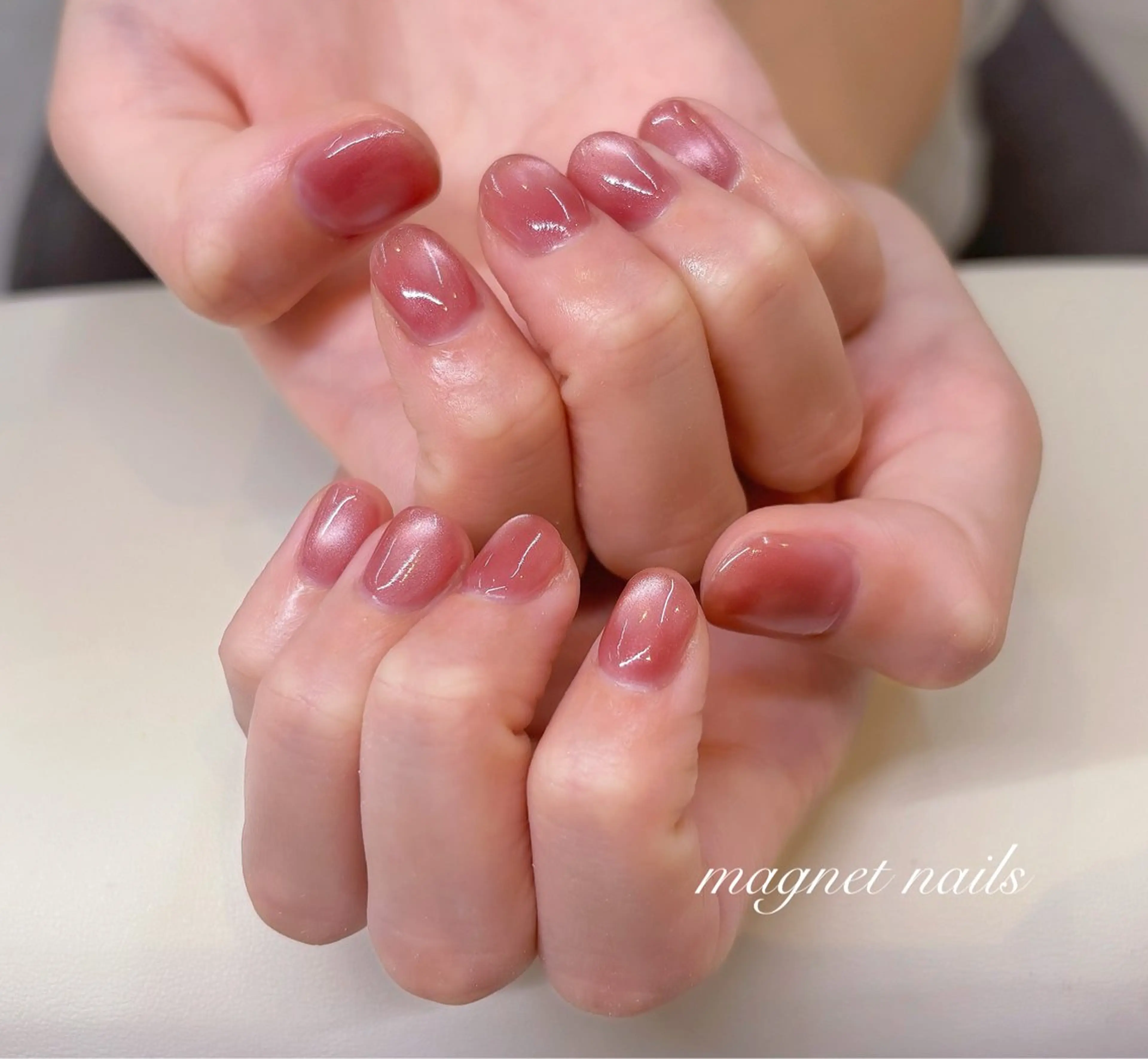 ネイル ハンドネイル フレンチガーリー HIMERIのネイルデザイン