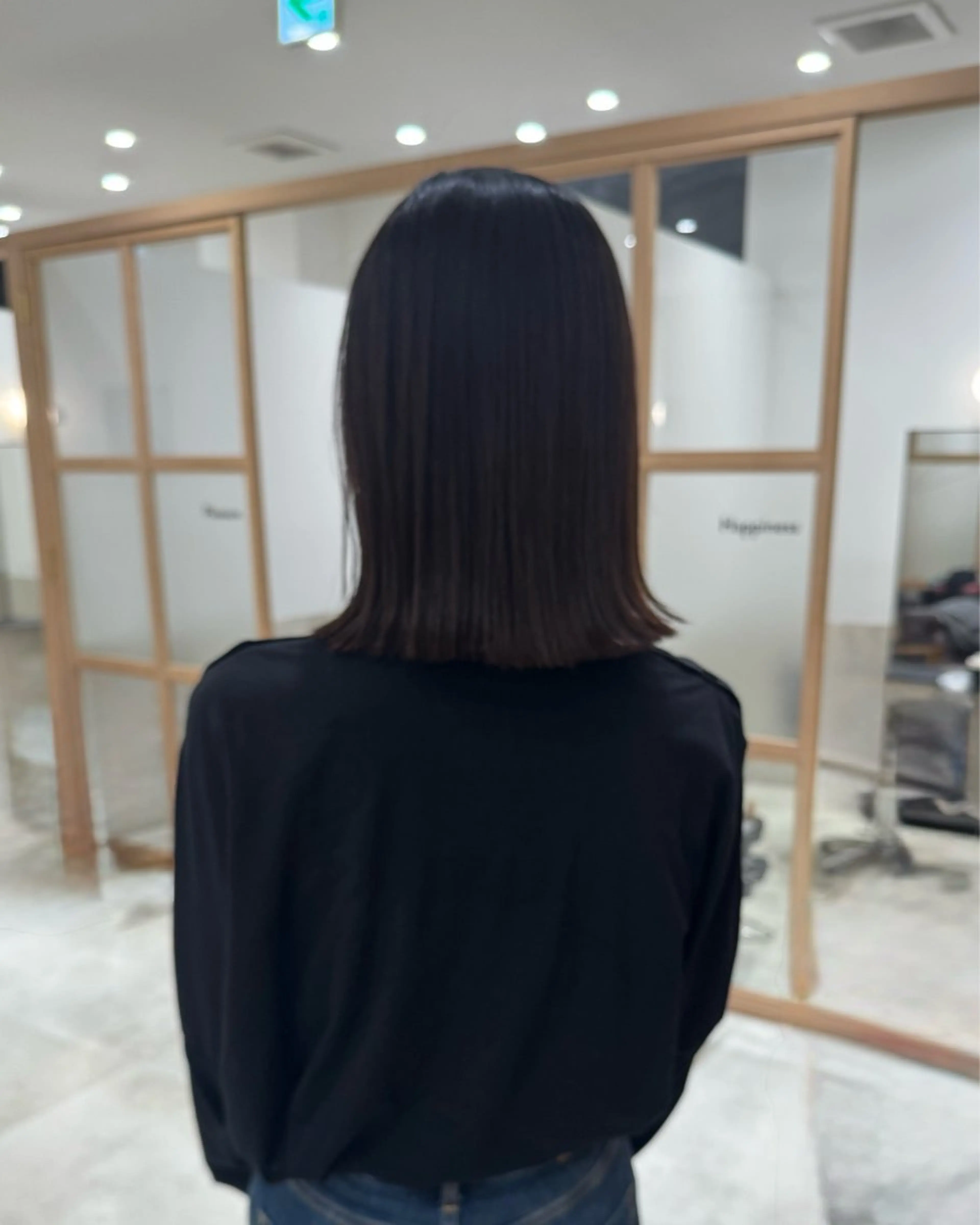 ミディアム カラー 切りっぱなしボブ ボブ GO TODAY SHAiRE SALON 原宿STELLA所属・サイトウタクマ/ 大人ショート特化✂️のヘアスタイル