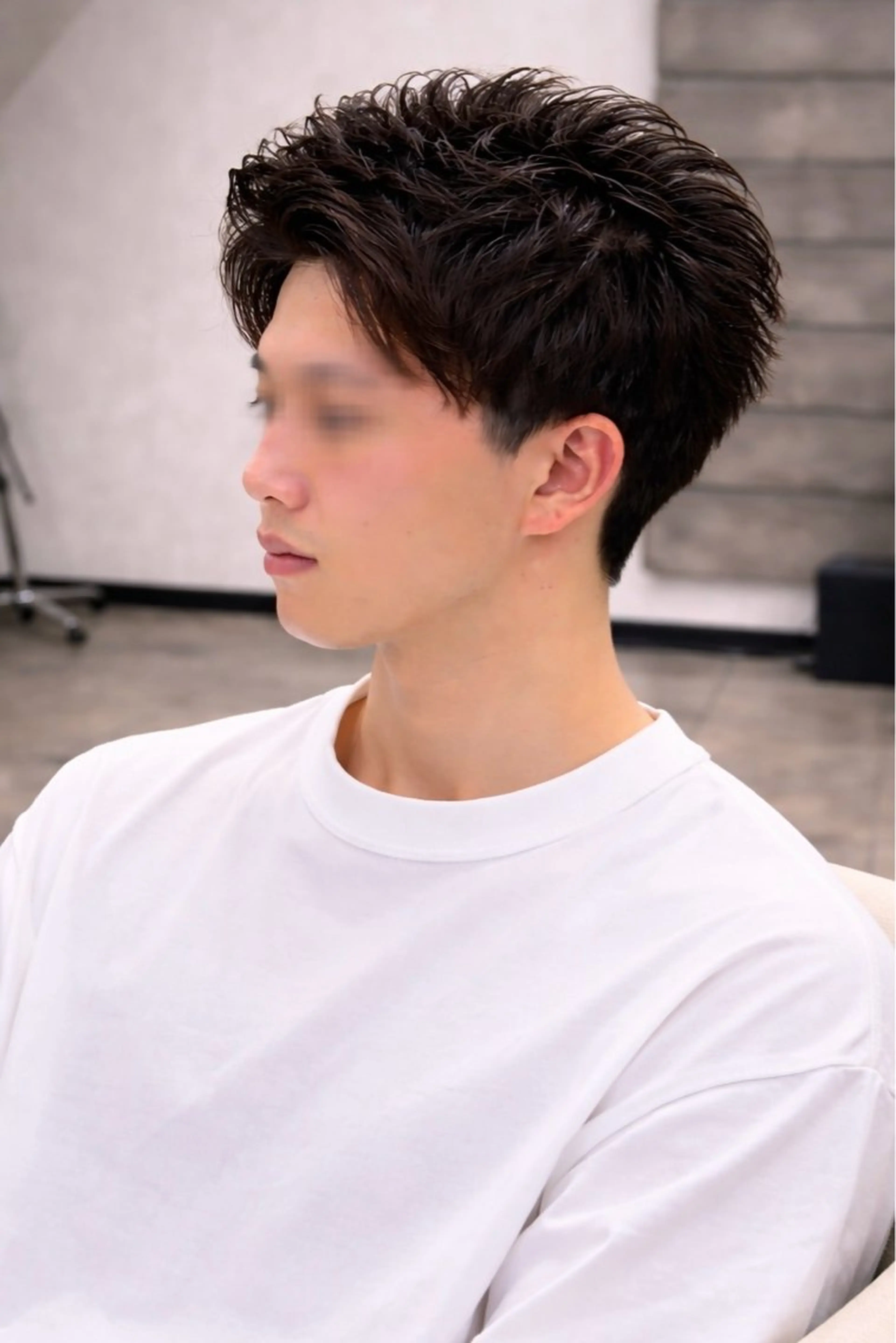 ショート メンズ アップバング カット 樫村 隼人[メンズ特化]のヘアスタイル