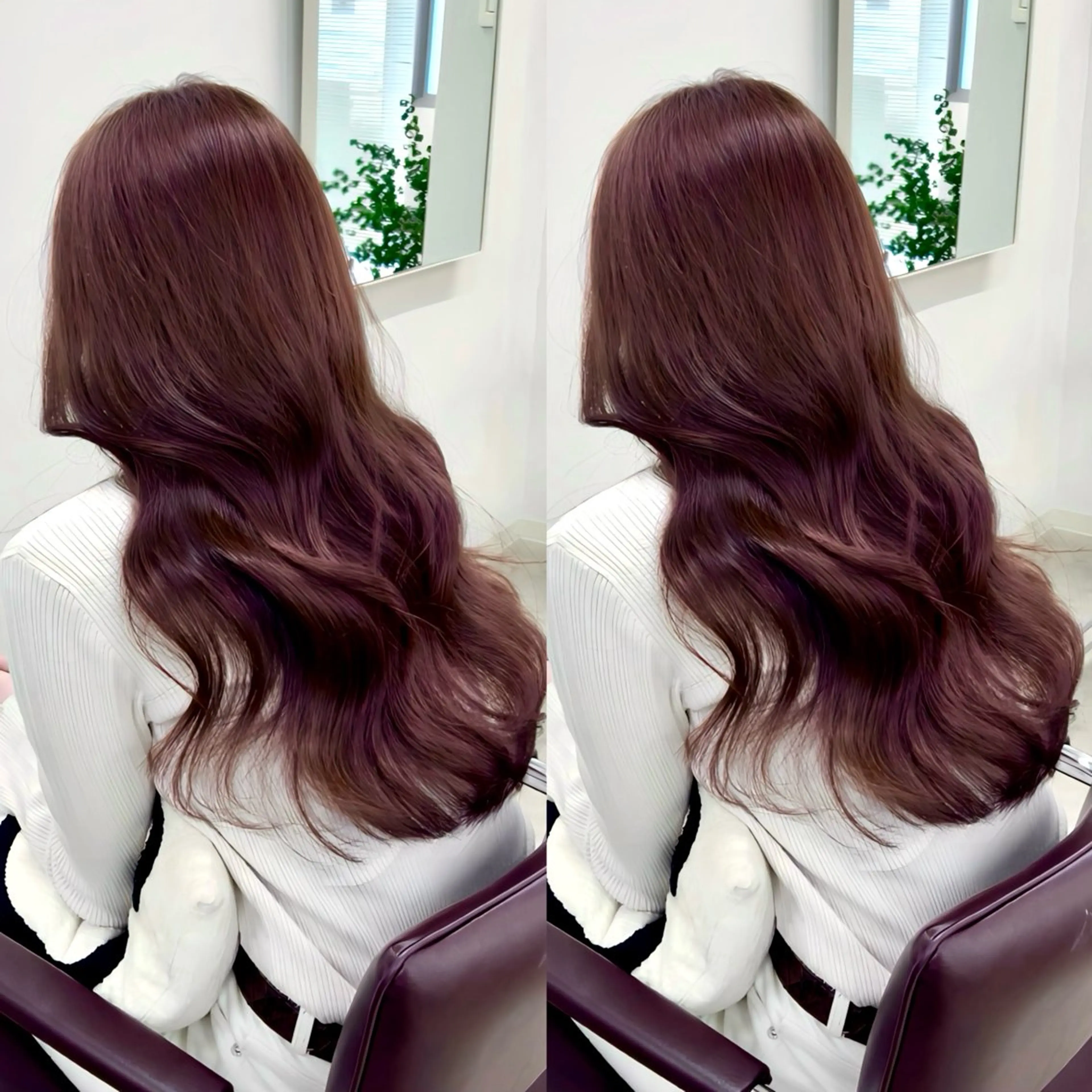 ロング カラー キッズ 透明感カラー 韓国風ヘア カット ヘアカラー トリートメント ヘッドスパ ヘアセット 盛れる艶カラー× レイヤーカット/咲来のヘアスタイル