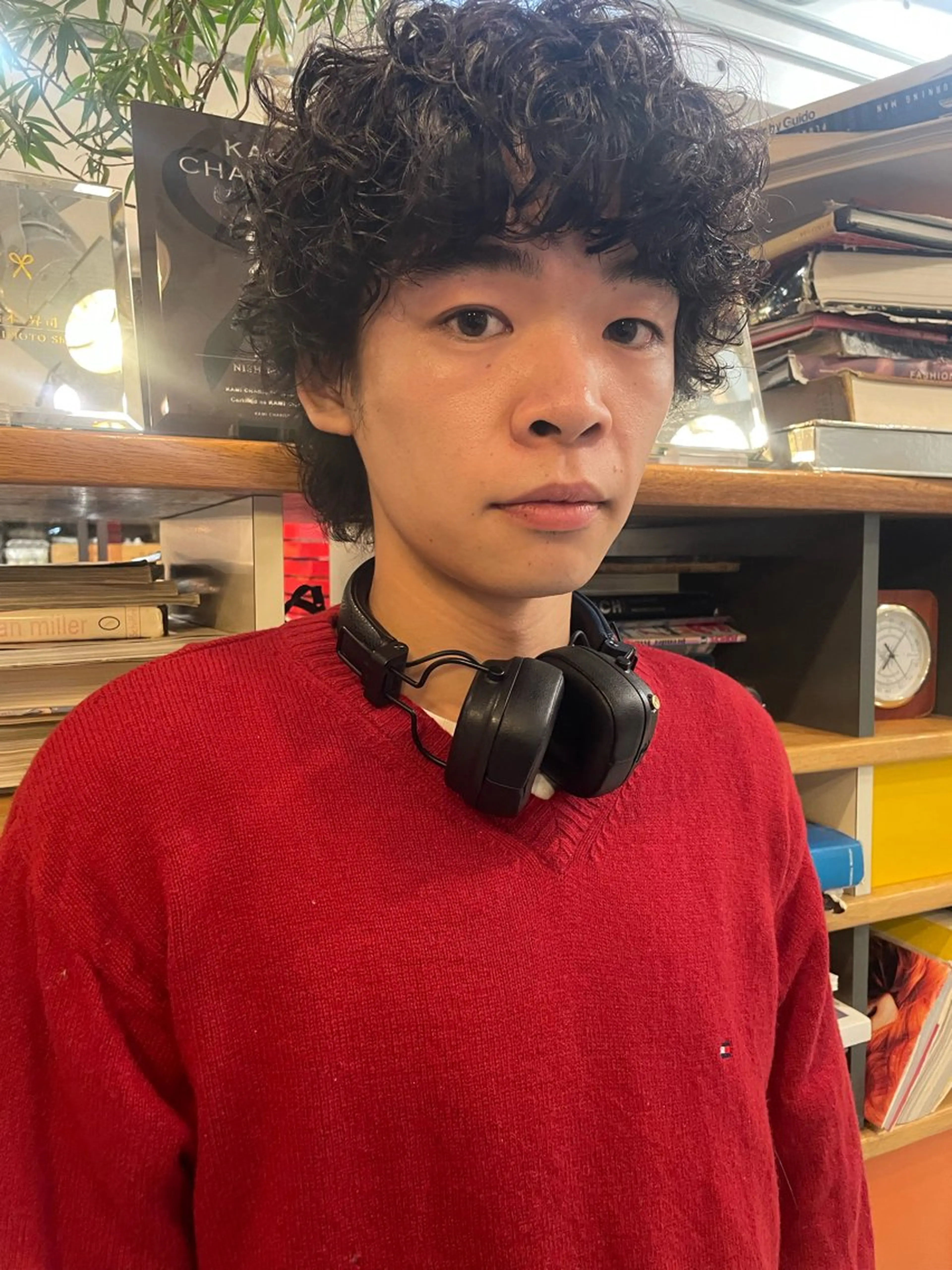 ショート パーマ メンズ パーマ BRIDGE所属・透明感カラー/パーマ hitomiのヘアスタイル