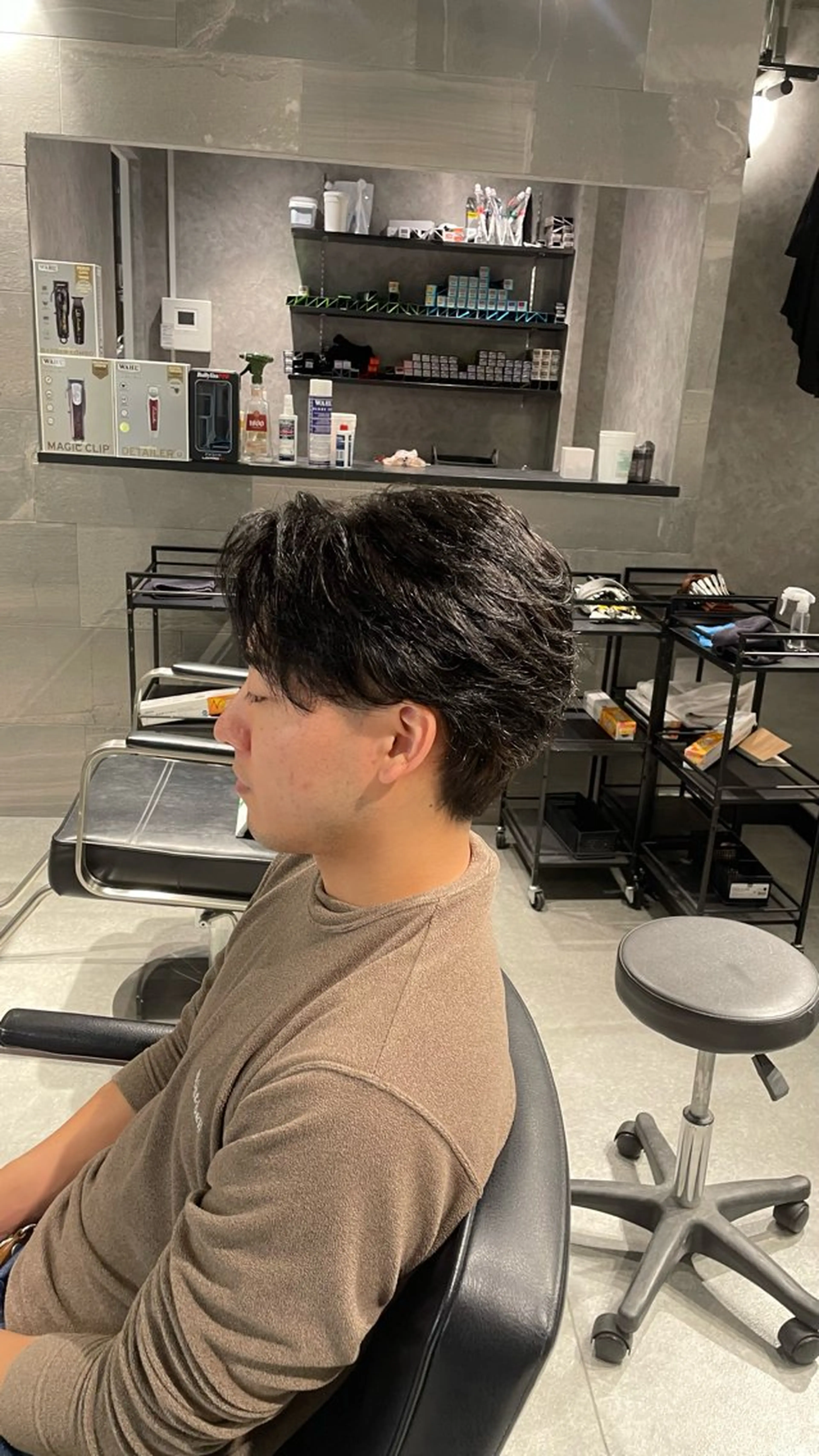 【メンズワンカラー】×極上ヘッドスパ 暗くしたい方(ブリーチではありません)の写真