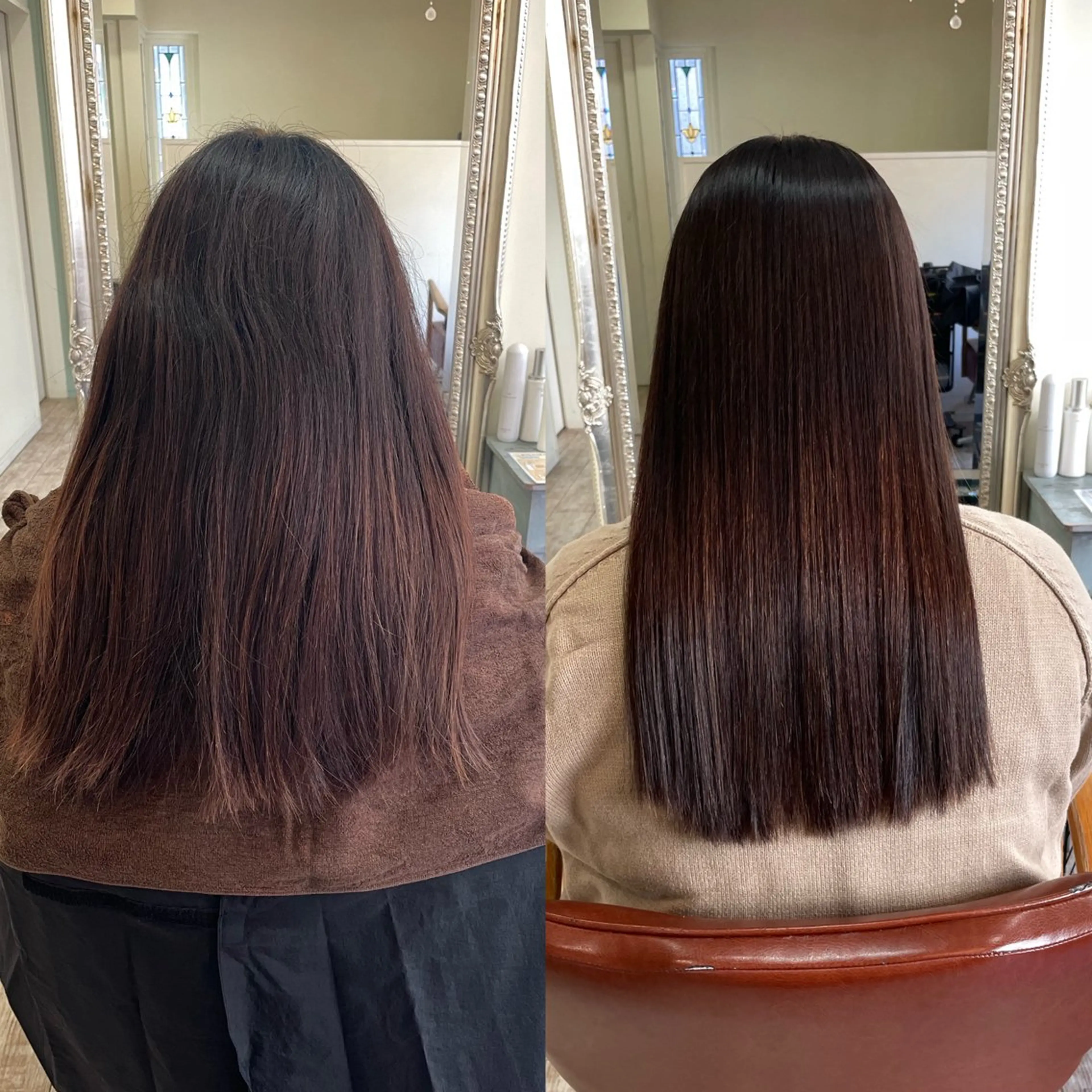 セミロング 縮毛矯正 【髪質改善】 Wakanaのヘアスタイル