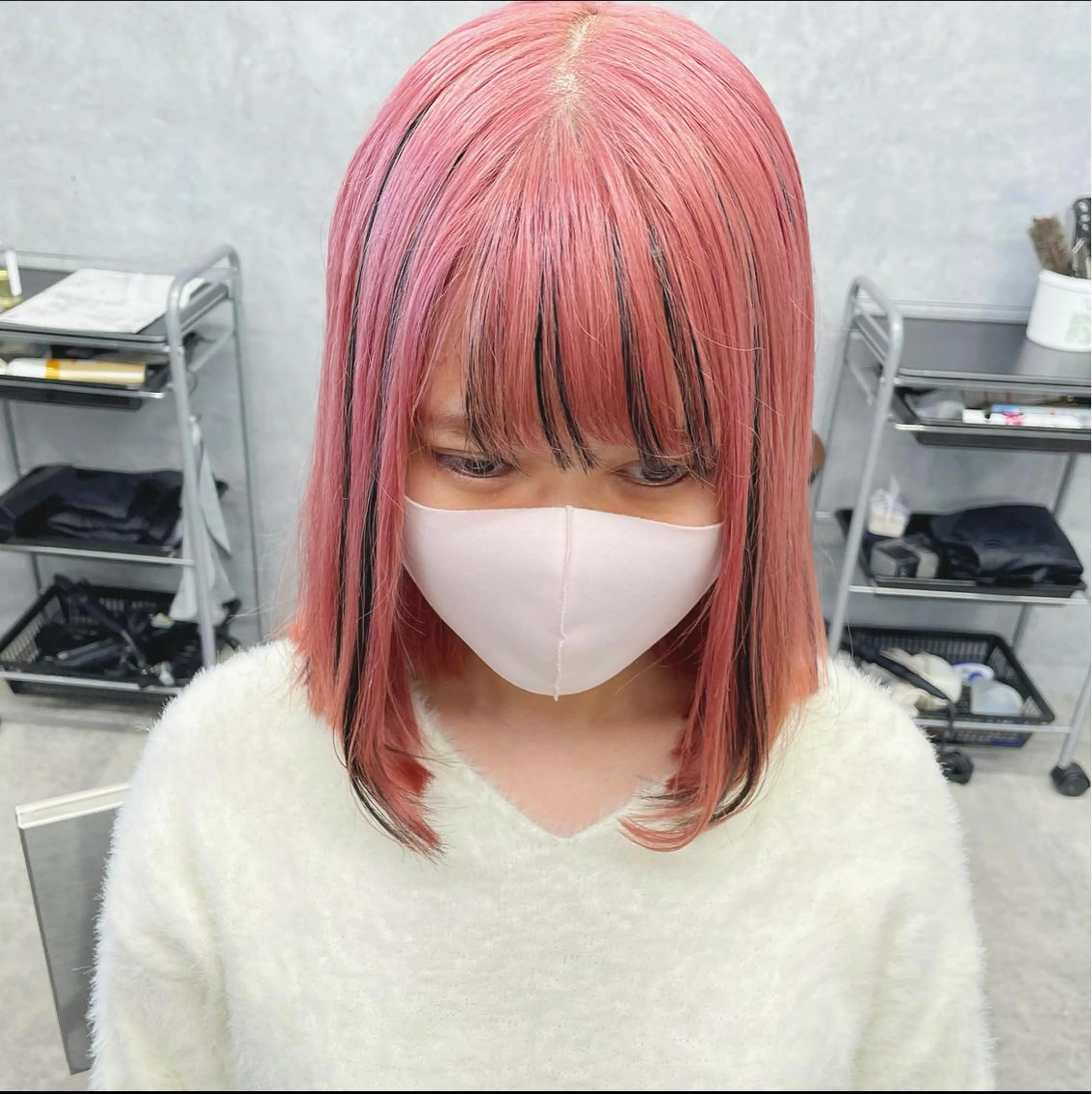 ミディアム エクステ Cielroシェイロ所属・ブリーチ&エクステ 🥀ケアカラー特化のヘアスタイル