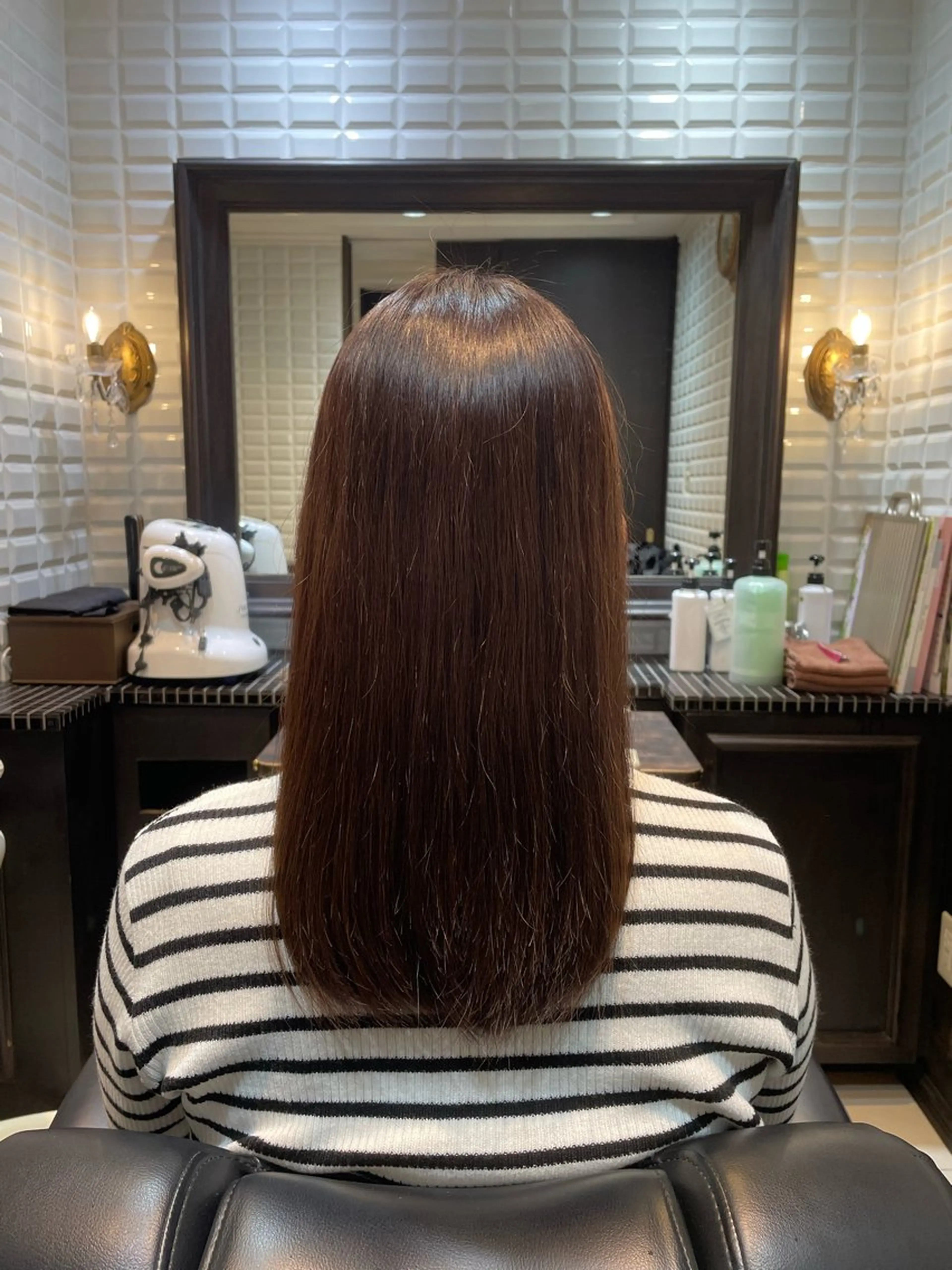 ロング カラー Lupinus中田 パーマモデル募集中のヘアスタイル