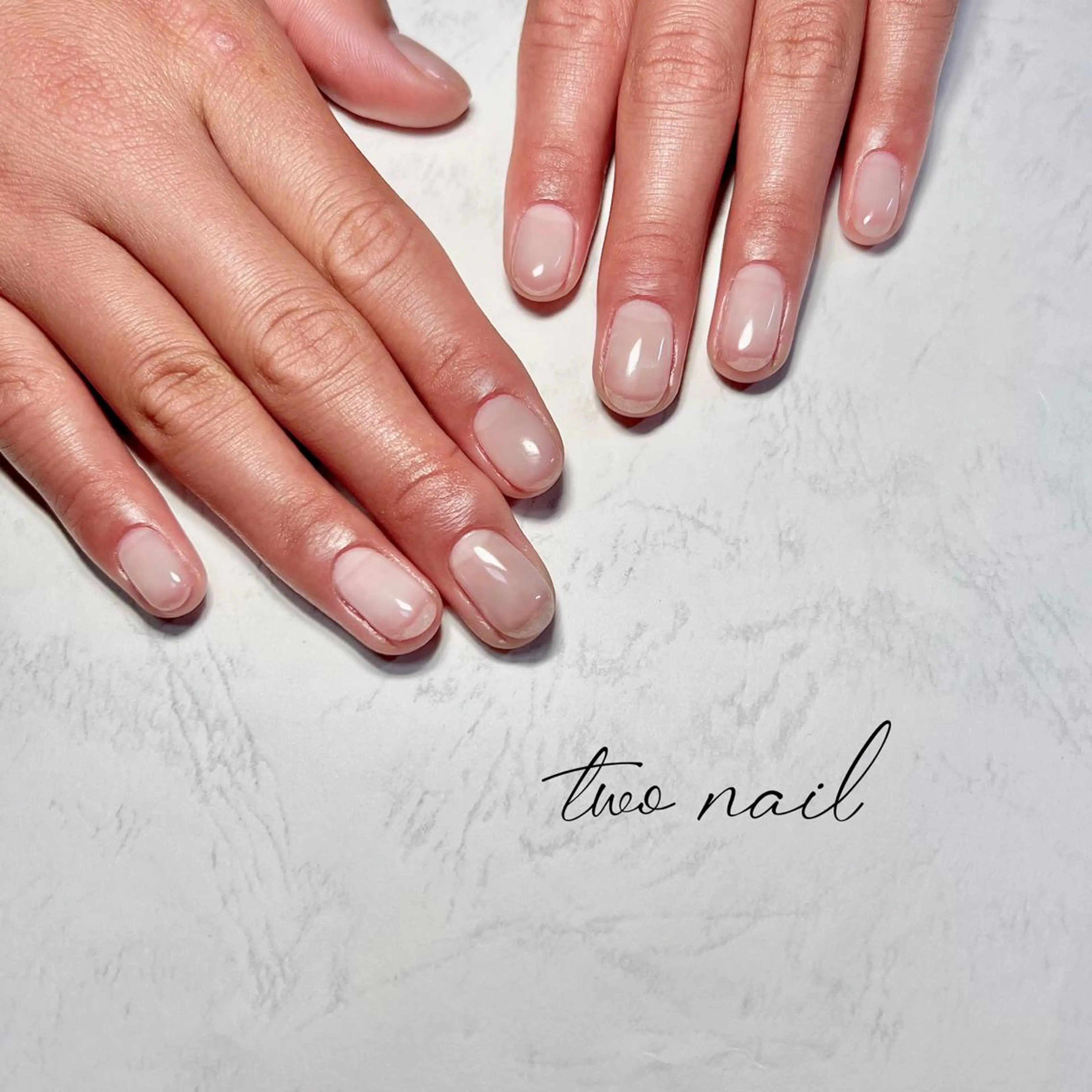 ネイル アートネイル フットネイル ハート ニュアンスネイル ホワイト ハンドネイル two nailのネイルデザイン