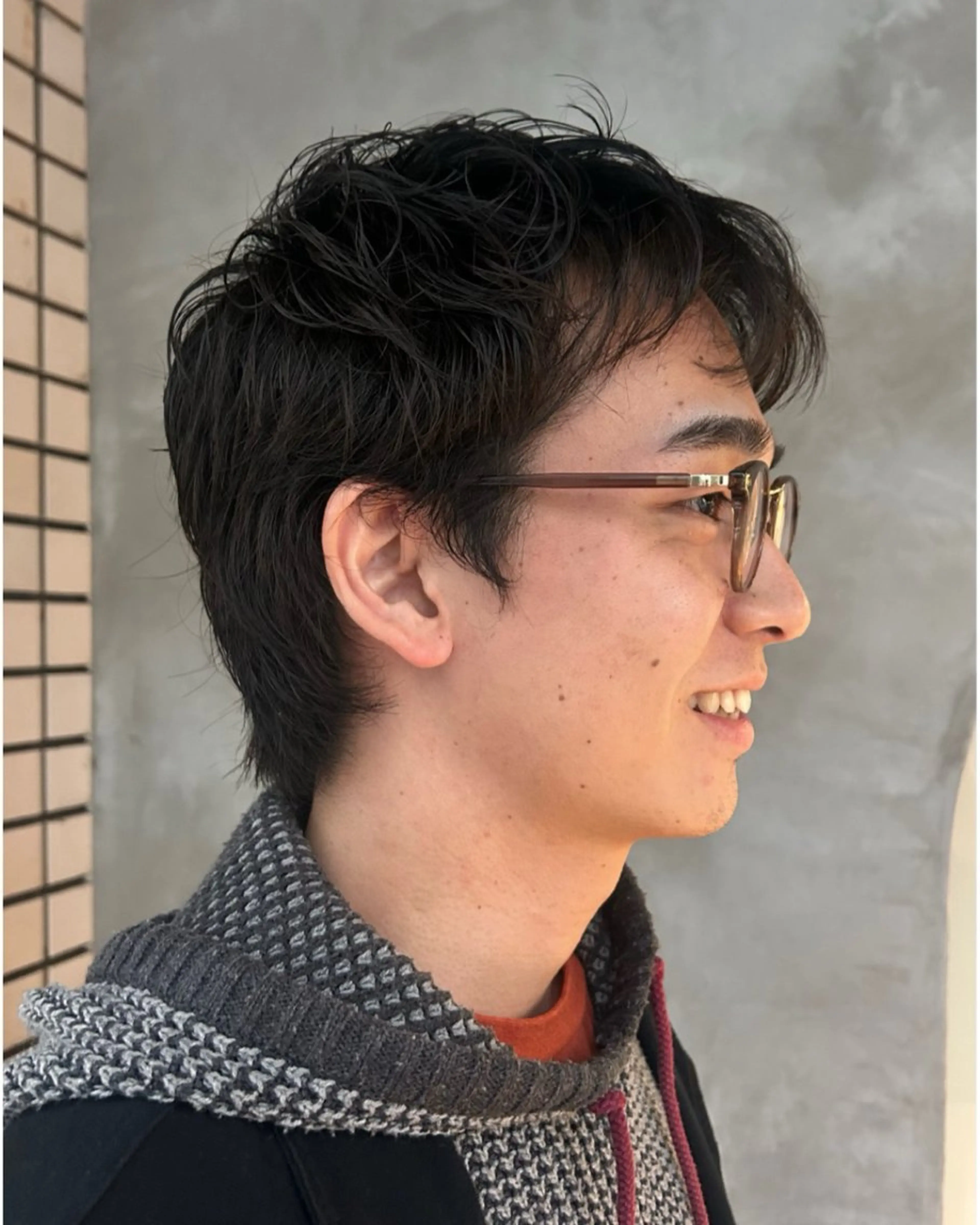 パーマ メンズ デザインカット/ パーマ/nanaのヘアスタイル