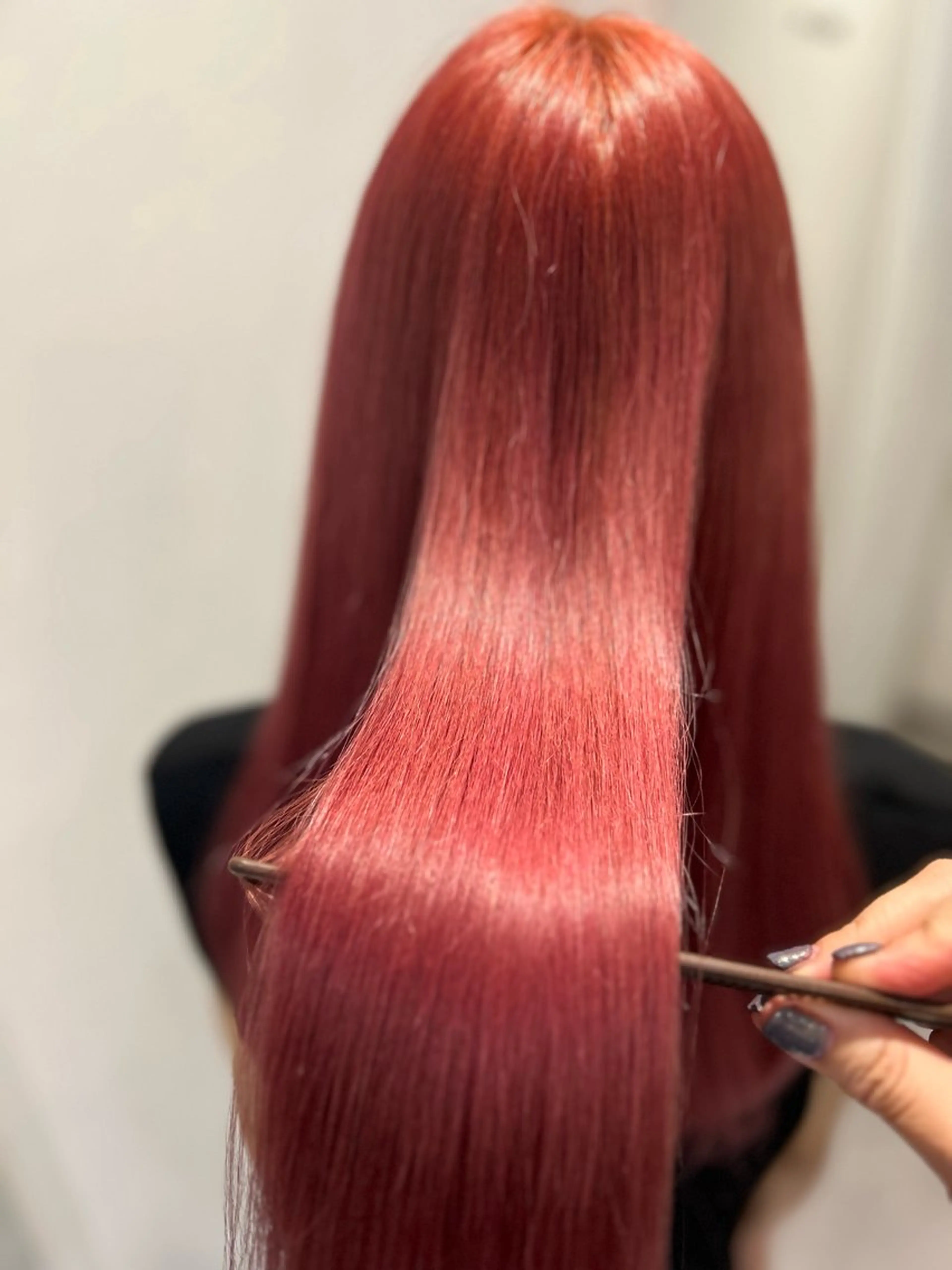 ミディアム カラー ピンクカラー 🌈ウルトワ水素 髪質改善naru🌈のヘアスタイル