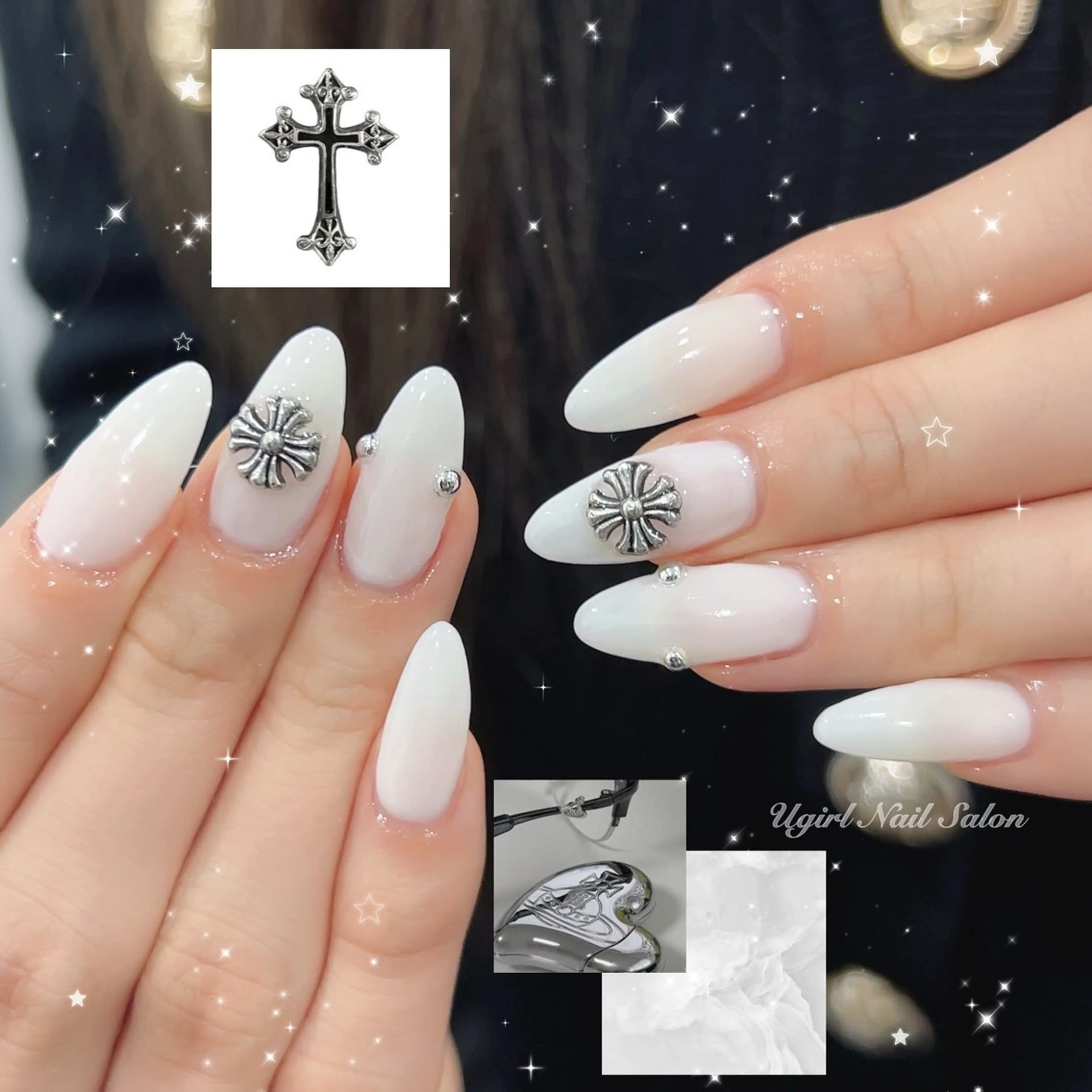 ネイル ハンドネイル 🪄mimi🎀 Midori🪽のネイルデザイン