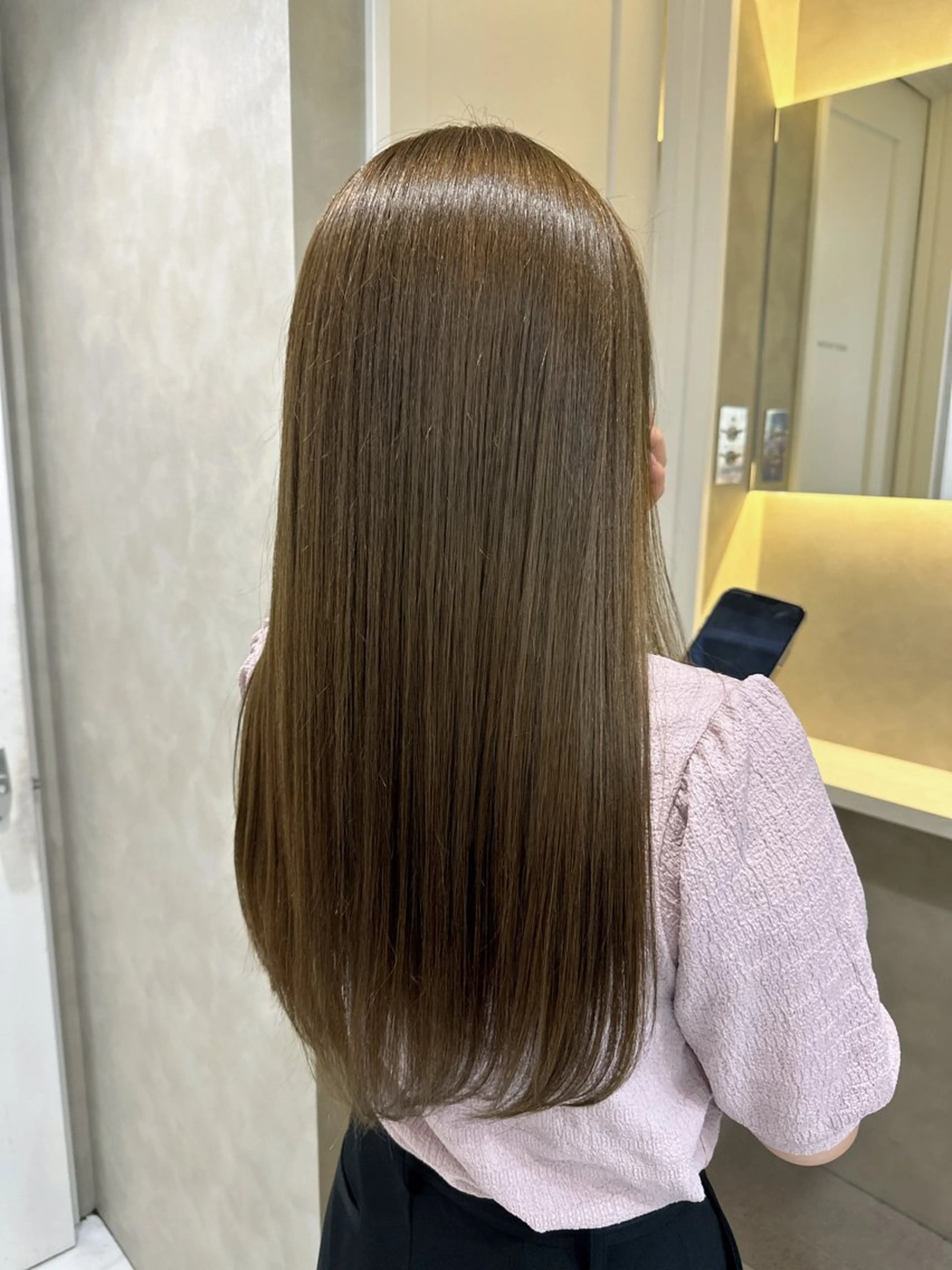 ロング ヘアカラー トリートメント 髪質改善×艶カラー / sayaka🤍のヘアスタイル