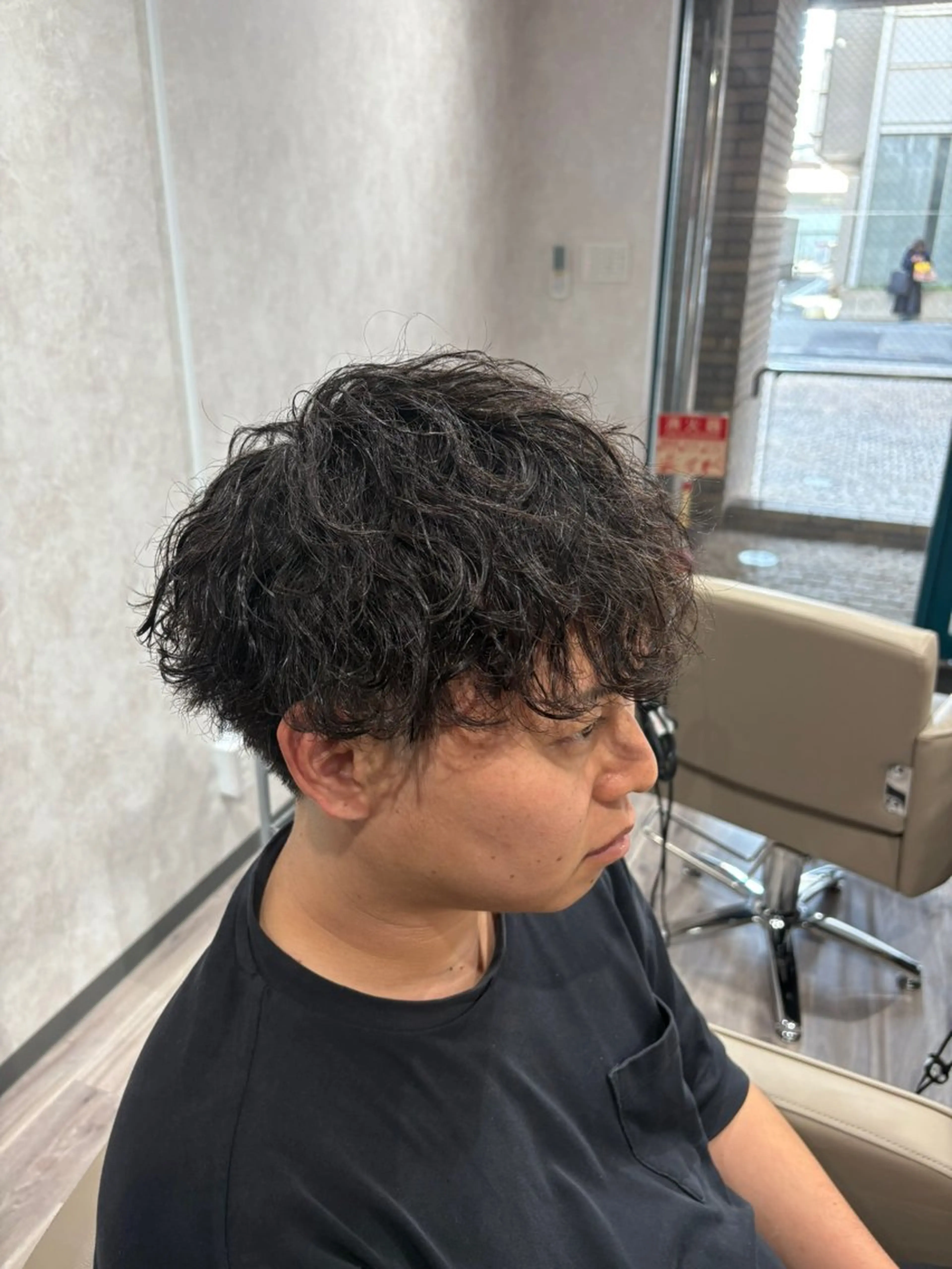 パーマ メンズ 林 将大のヘアスタイル
