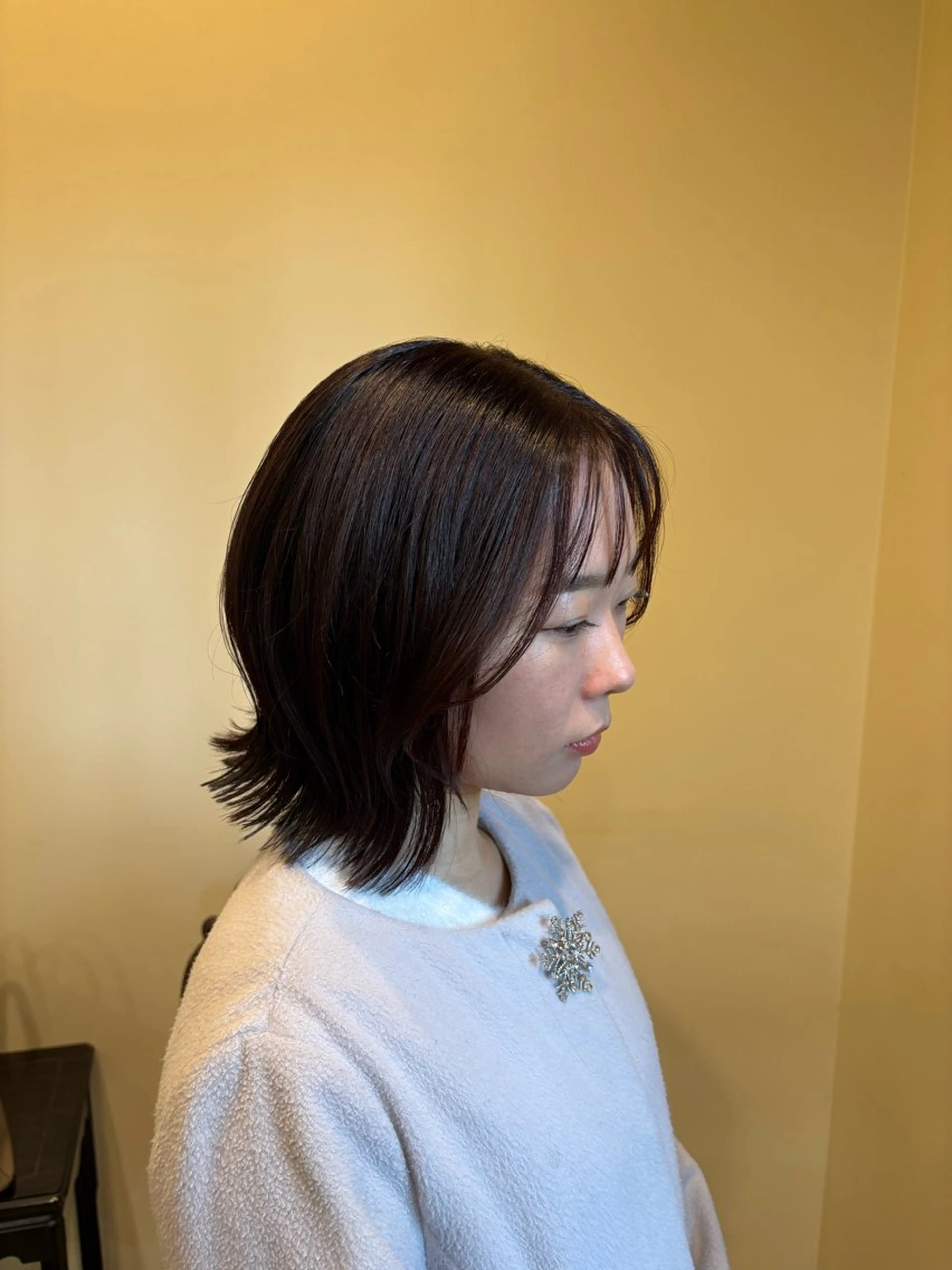 ミディアム カラー カット ヘアカラー しおり🍬 KOKORO🤍のヘアスタイル