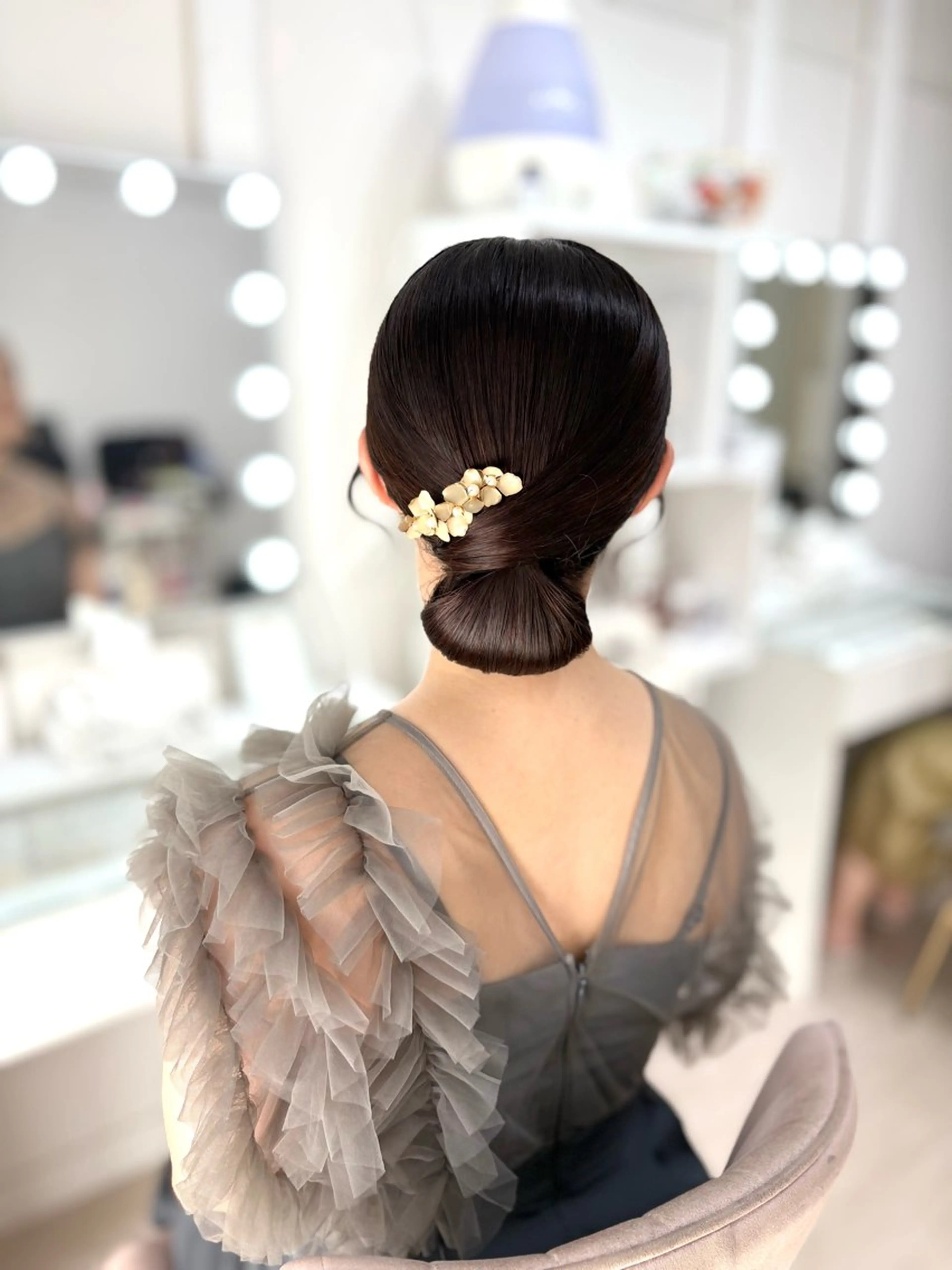 セミロング ヘアアレンジ ヘアセット ヘアセットサロン /上坪愛美のヘアスタイル