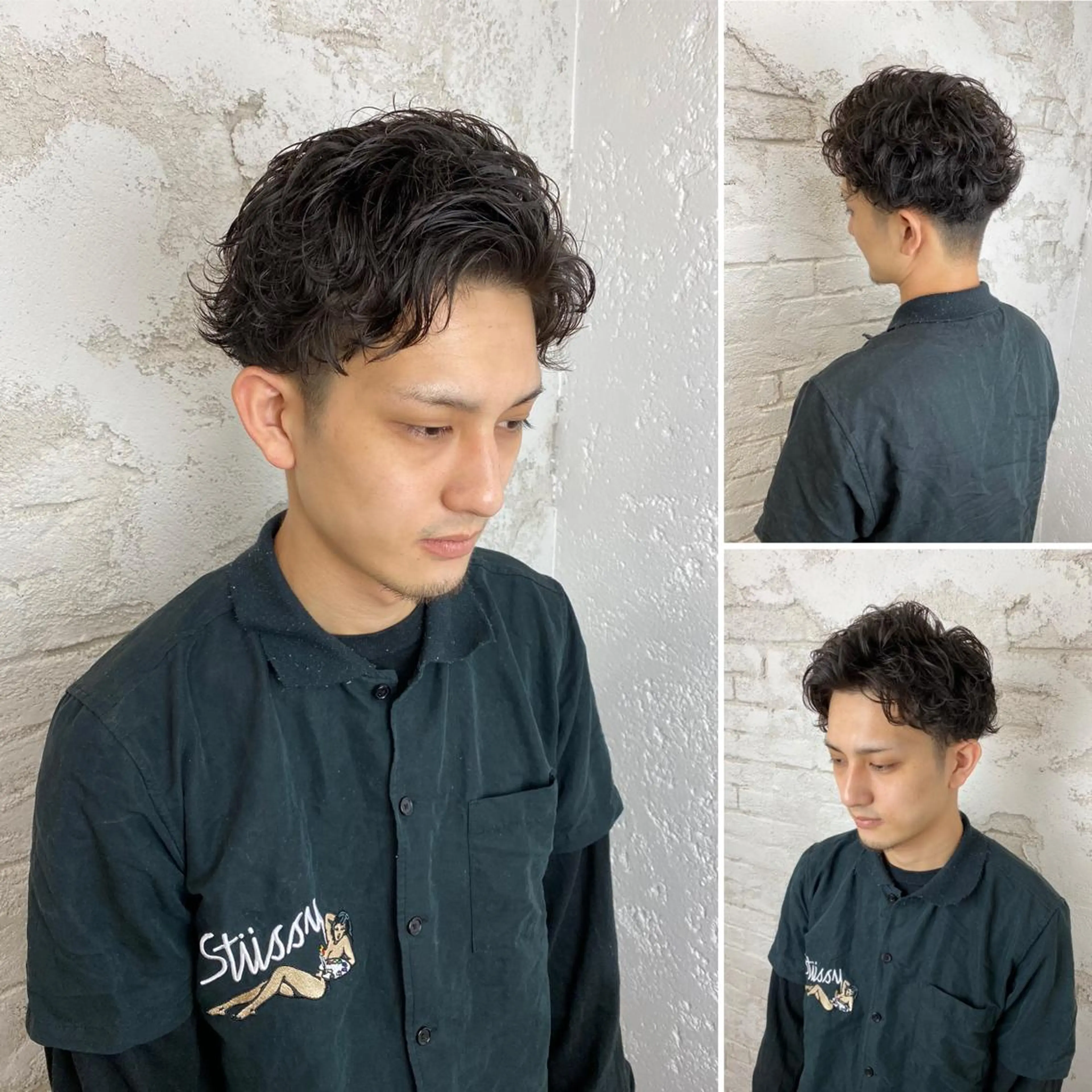 パーマ メンズ カット パーマ メンズサロン IVY 池袋駅前店のヘアスタイル