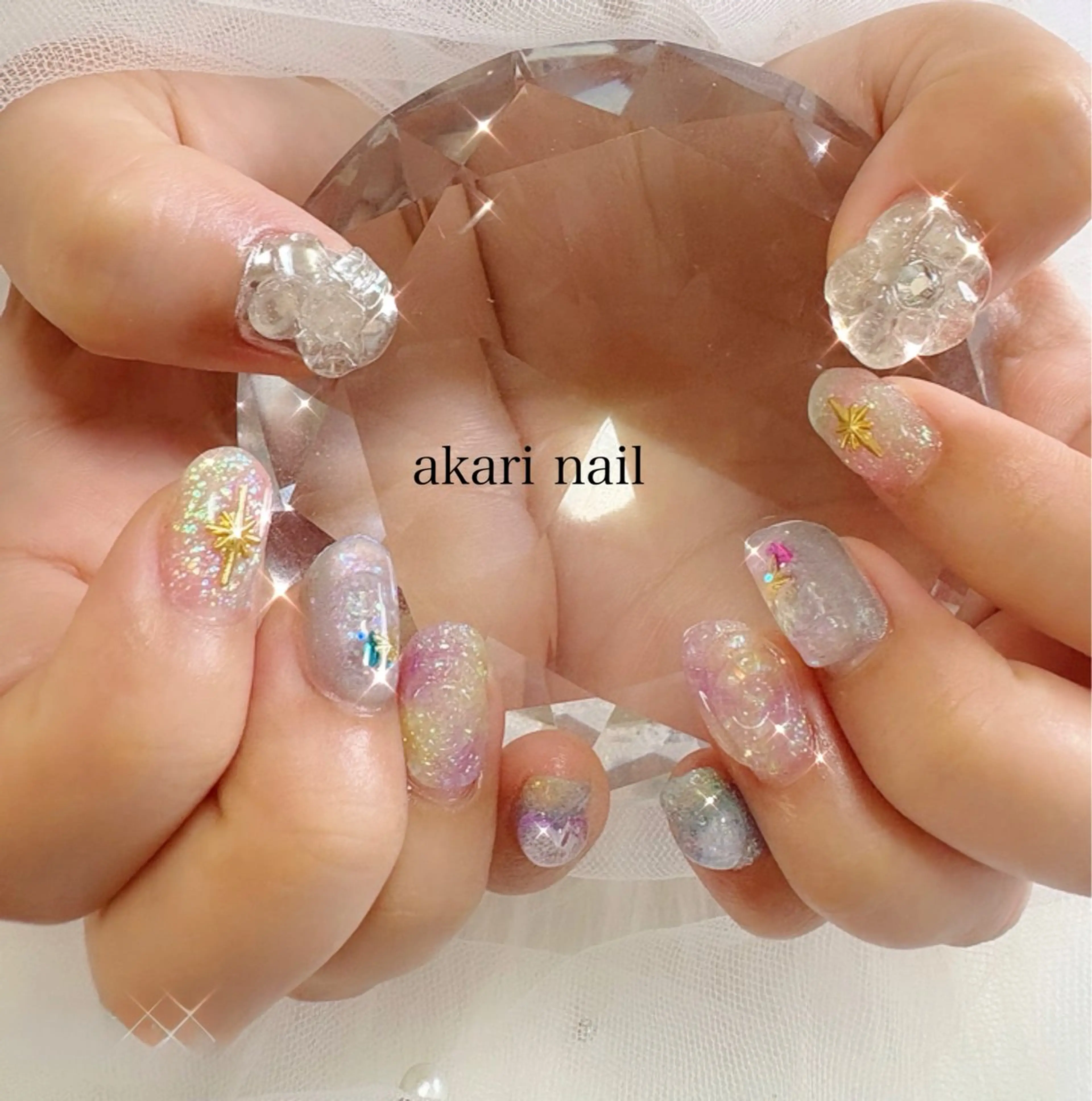 ネイル ハンドネイル フットネイル AKARI nail💅のネイルデザイン