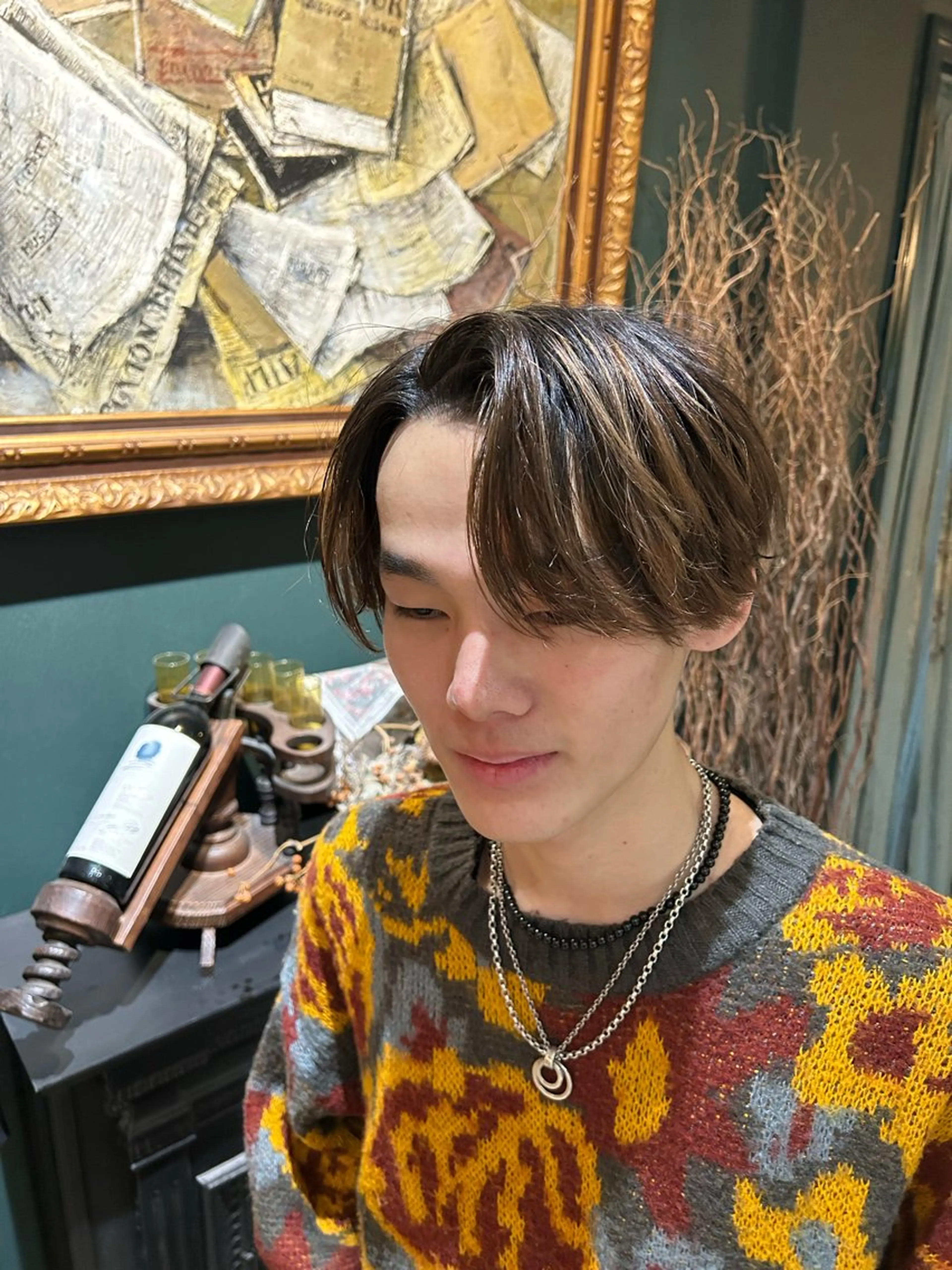 パーマ メンズ カット 縮毛矯正 メンズパーマ眉毛 特化アユム🔥のヘアスタイル