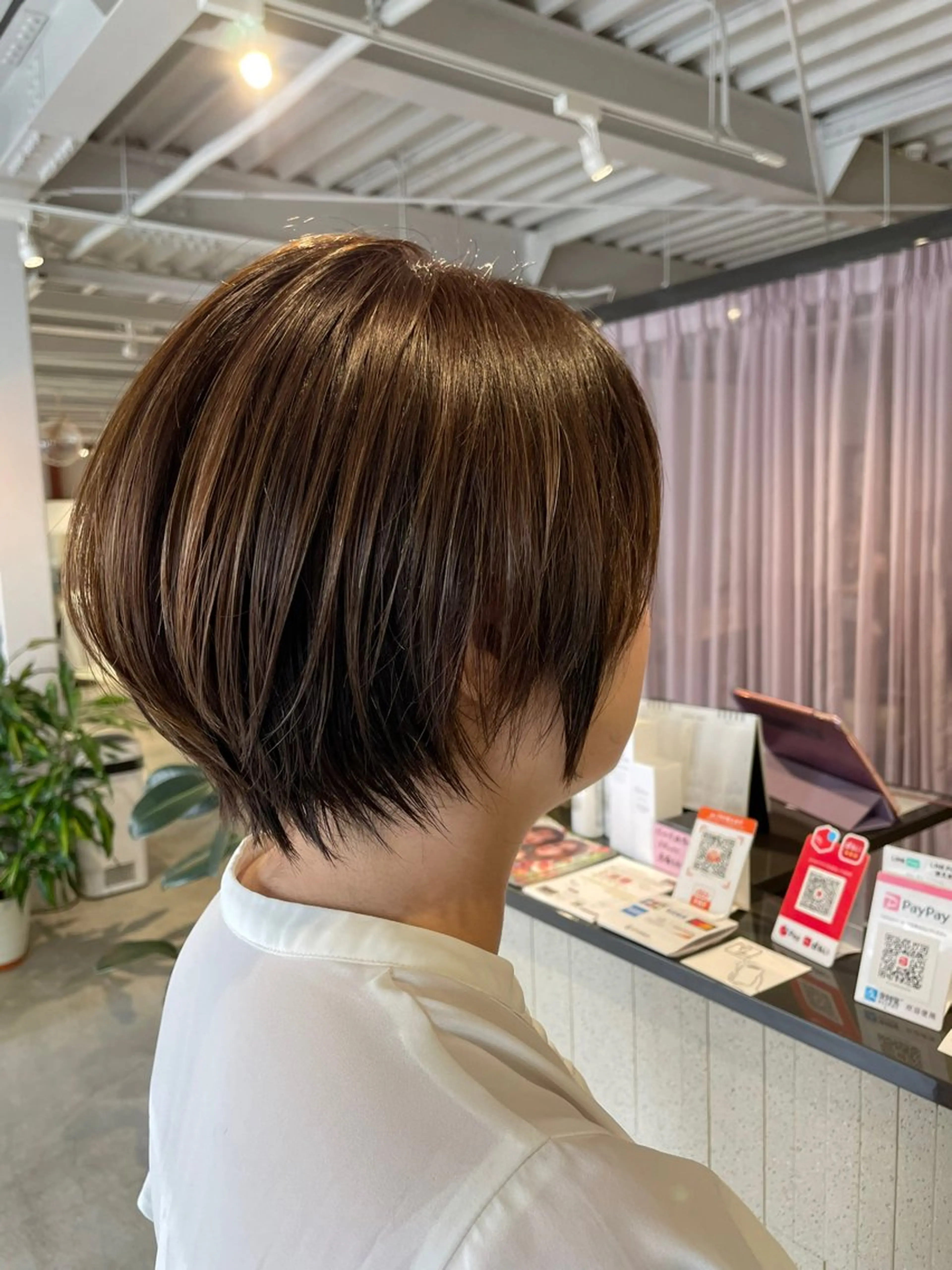 ショート カット ヘアカラー ヘッドスパ 💎韓国カラー Giness坂下巧のヘアスタイル