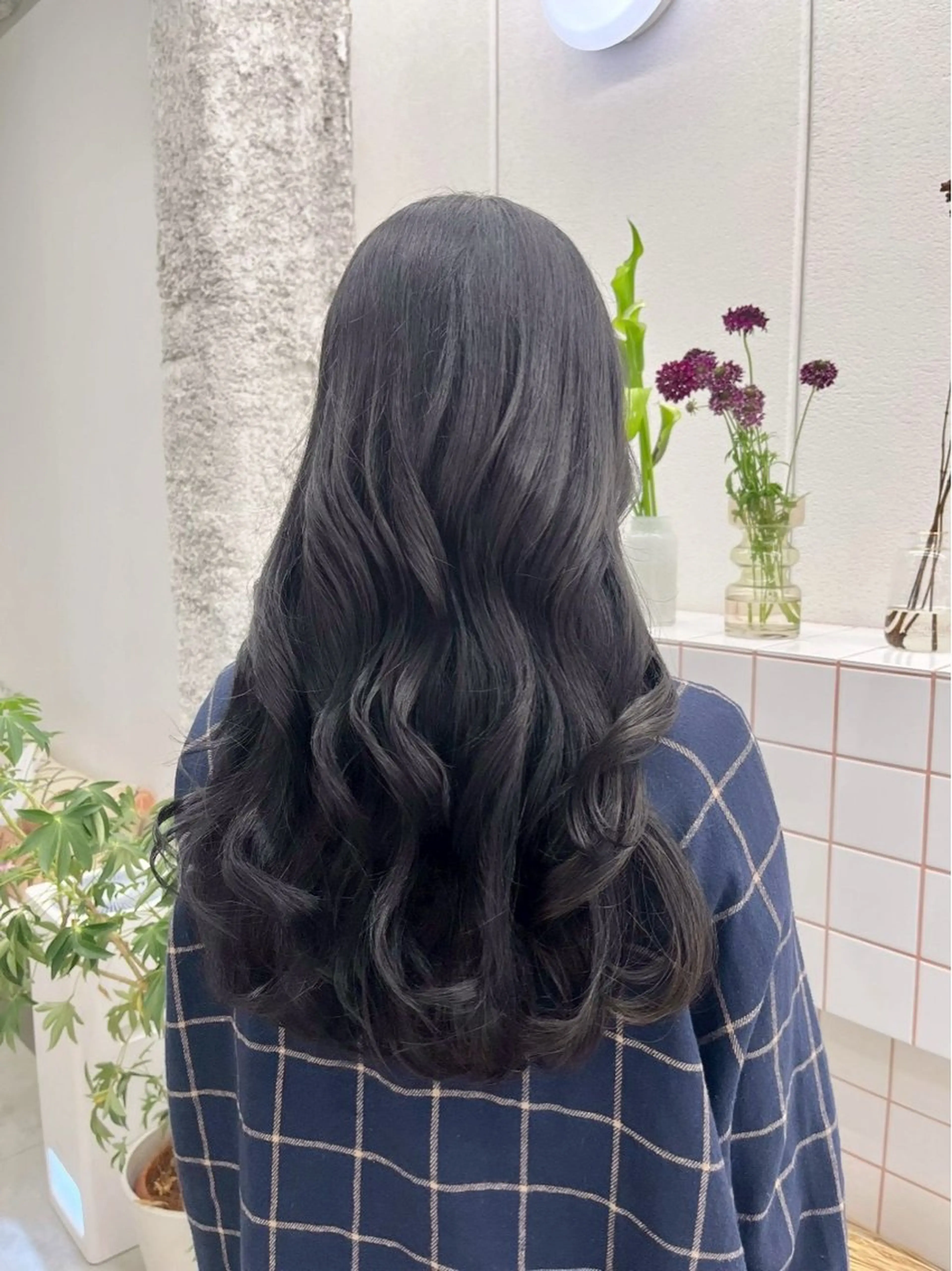 ロング カラー ヘアカラー 💐花屋併設💐 宮園 雛羽のヘアスタイル