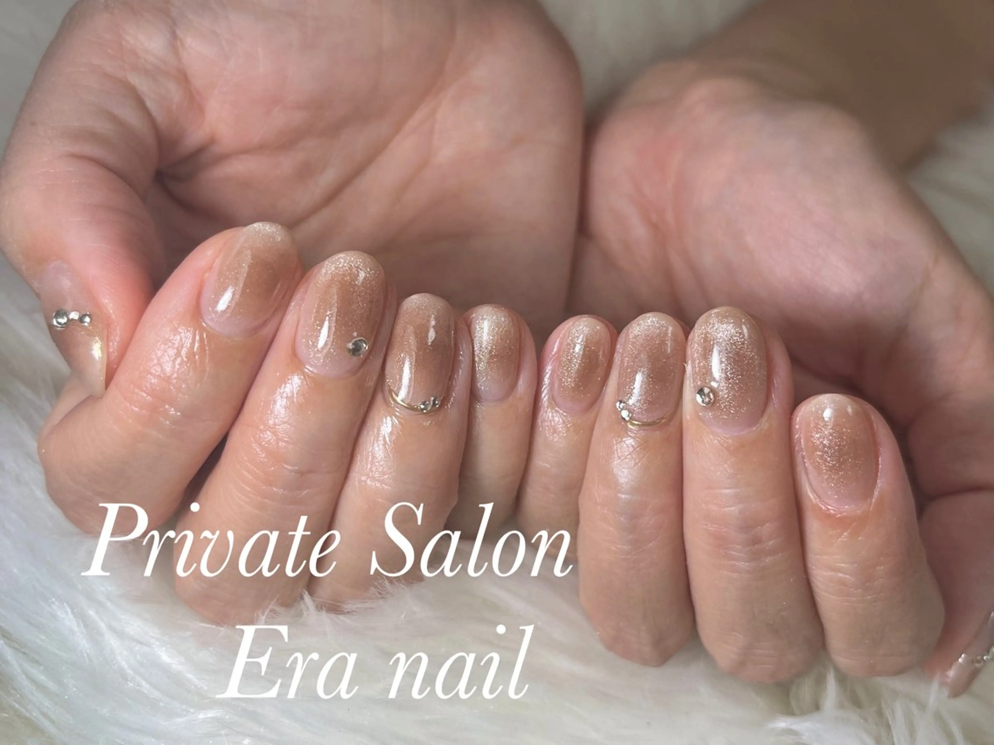 ネイル チークネイル マグネットネイル Era nailのネイルデザイン