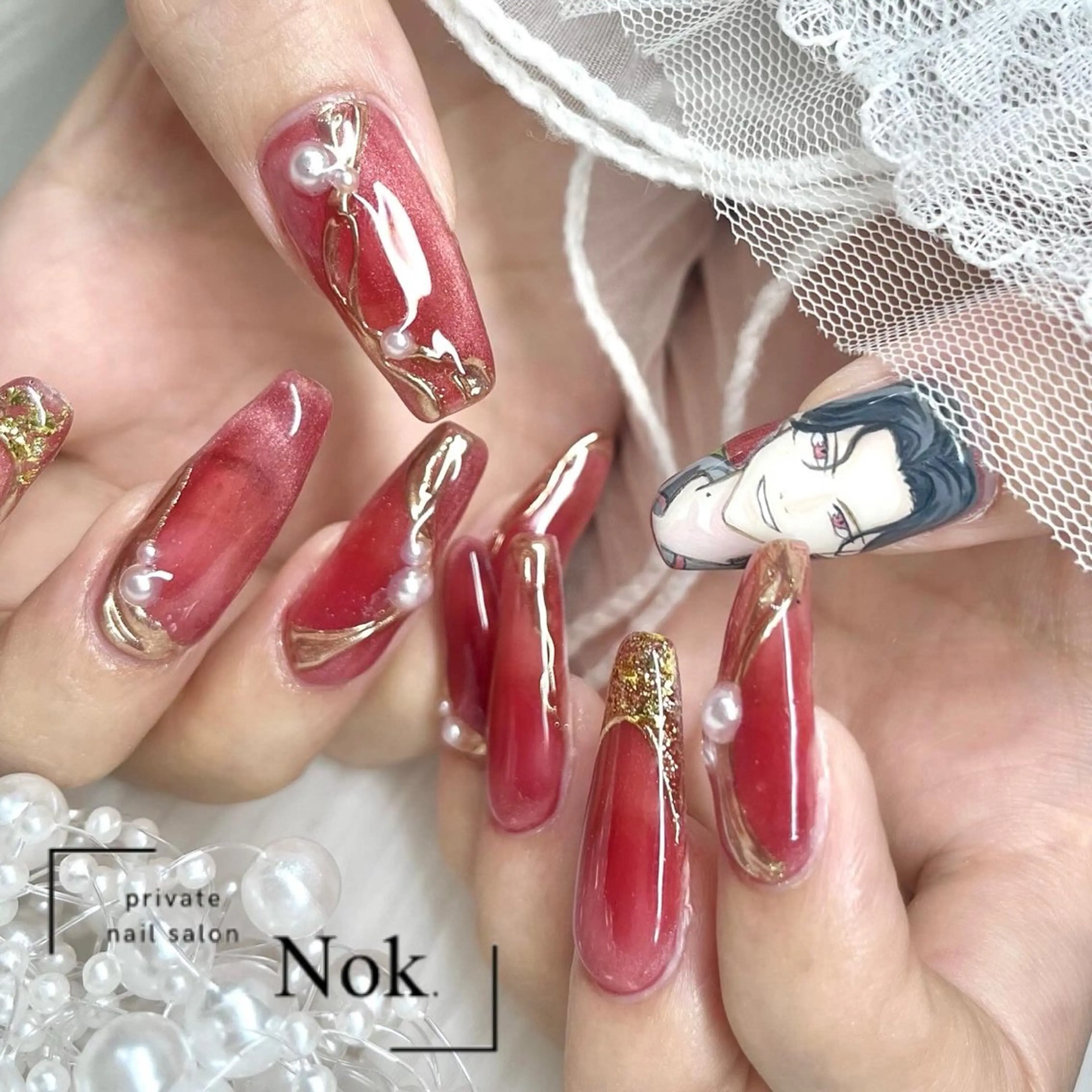 ネイル ハンドネイル 池袋痛ネイル Nok. 渡辺のネイルデザイン