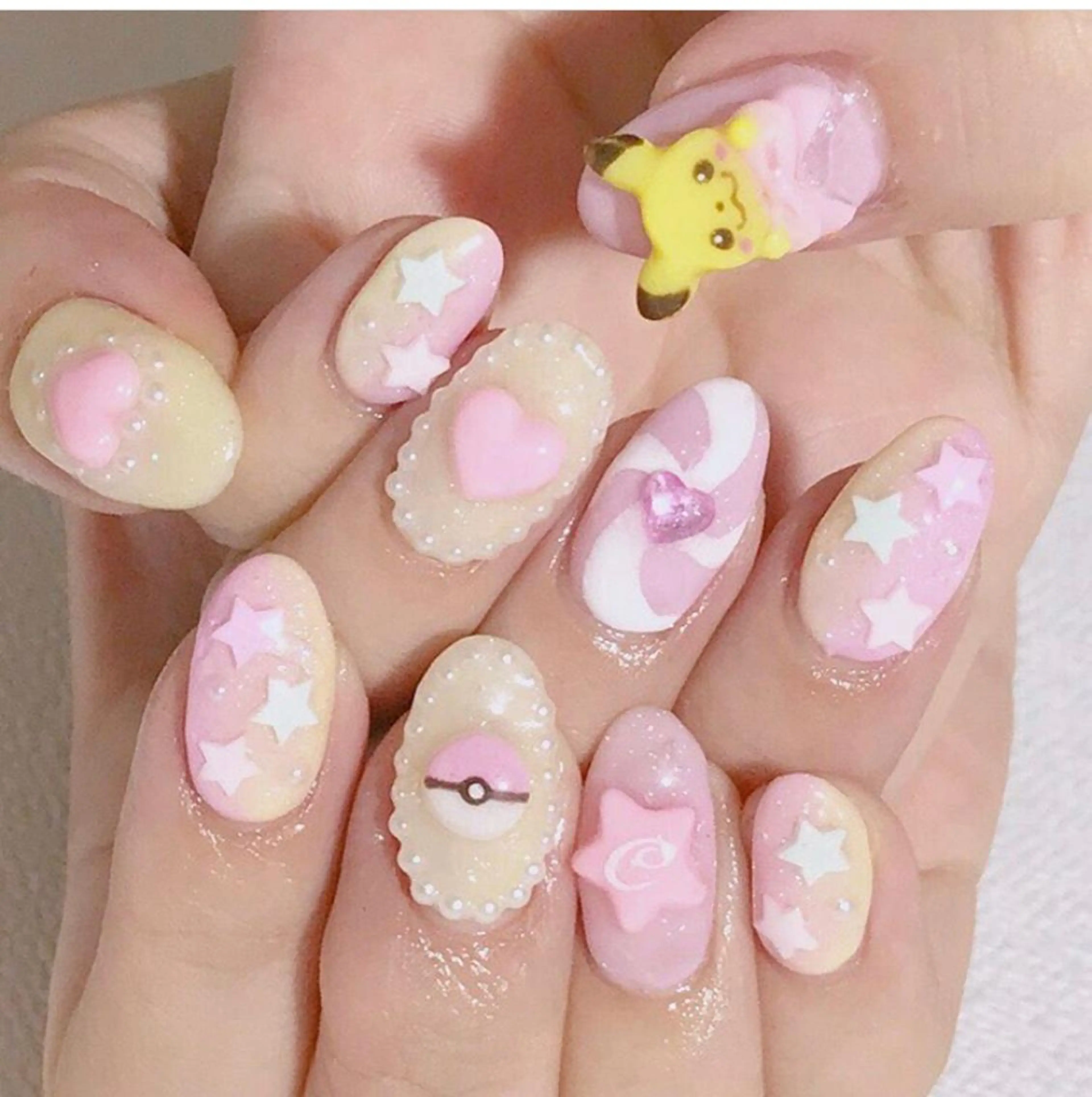 ハンド ジェルネイル デザインコース(オフなし限定)¥10300​〜​の写真