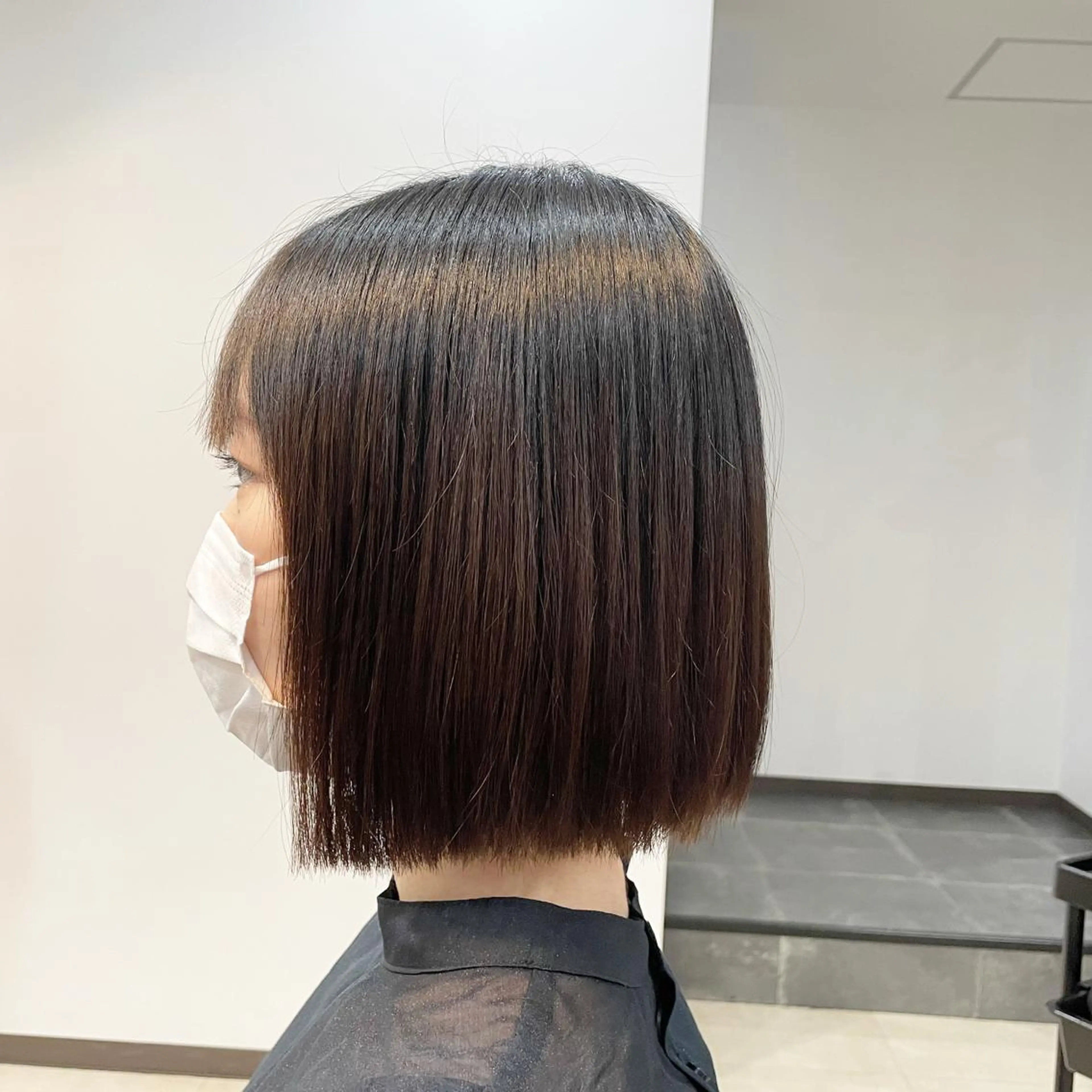 ショート パーマ 切りっぱなしボブ ボブ 縮毛矯正 SOL .✂︎ 松永李帆のヘアスタイル