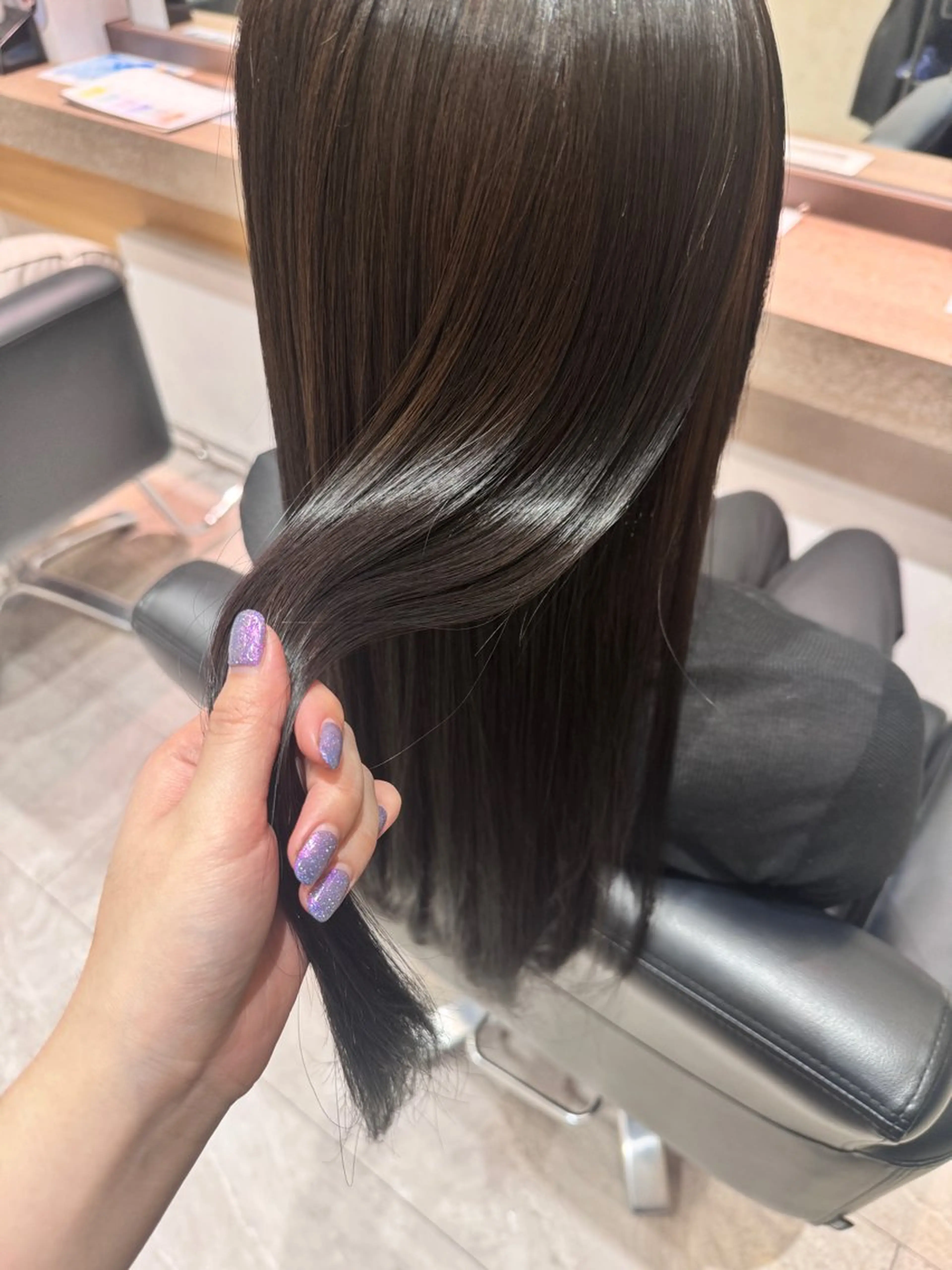 【新規限定☘️縮毛矯正】ツヤ感たっぷり✨️ストレート🌼💫((カット不可😭の写真