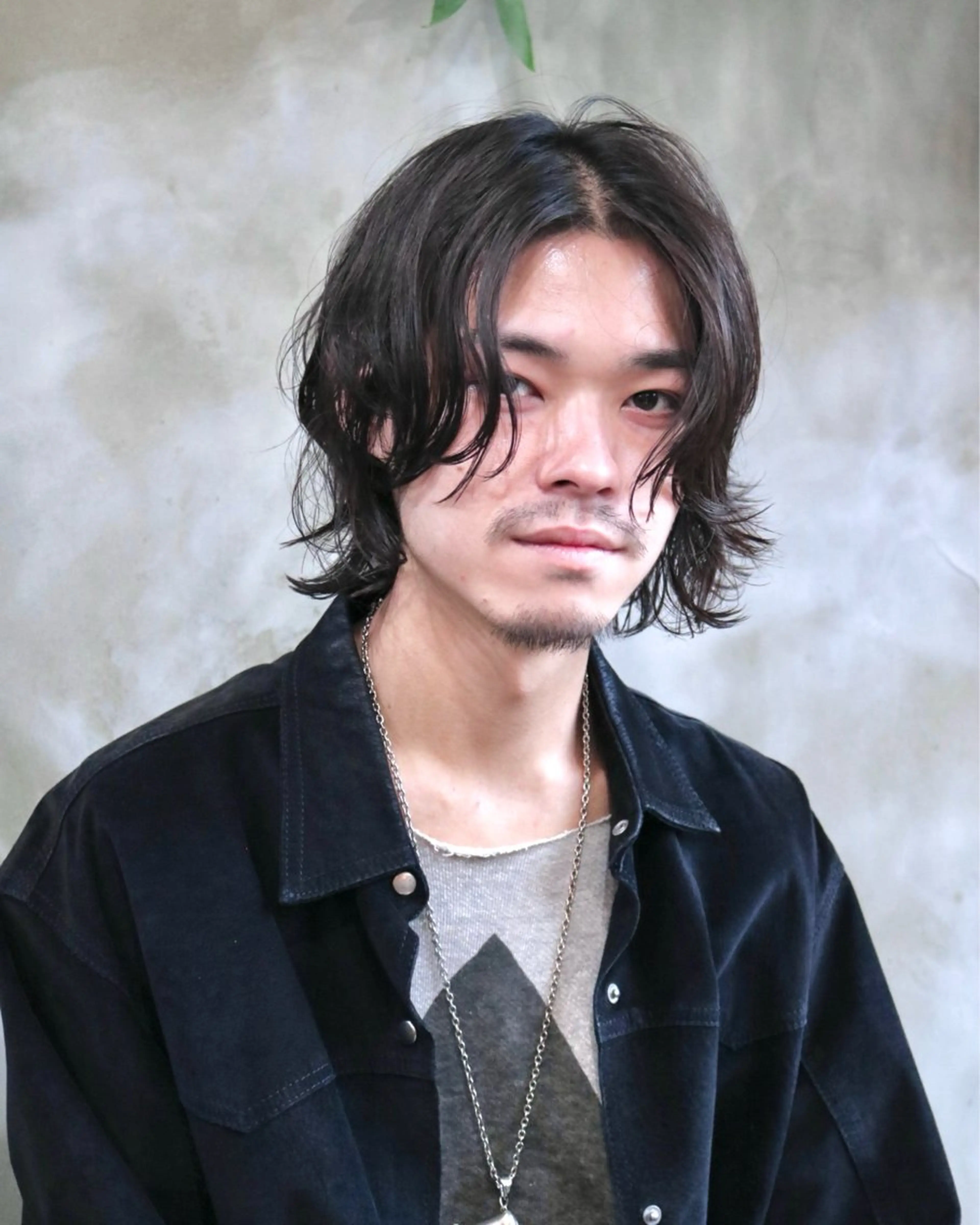 ミディアム パーマ メンズ カット パーマ トリートメント 木村陸弥 似合わせ 透明感カラー🌿のヘアスタイル