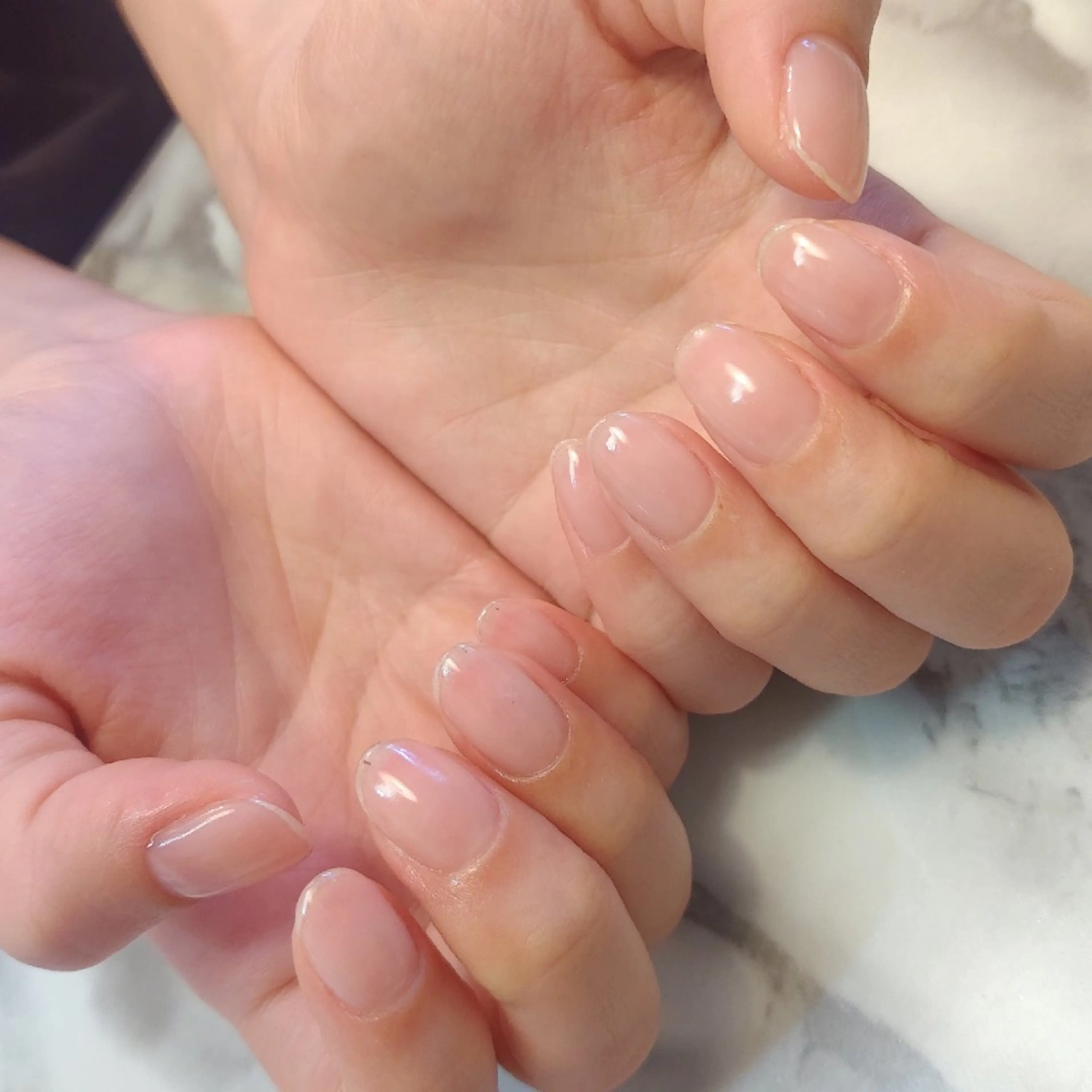 ネイル クリアネイル ジェヌインネイル 河内のネイルデザイン