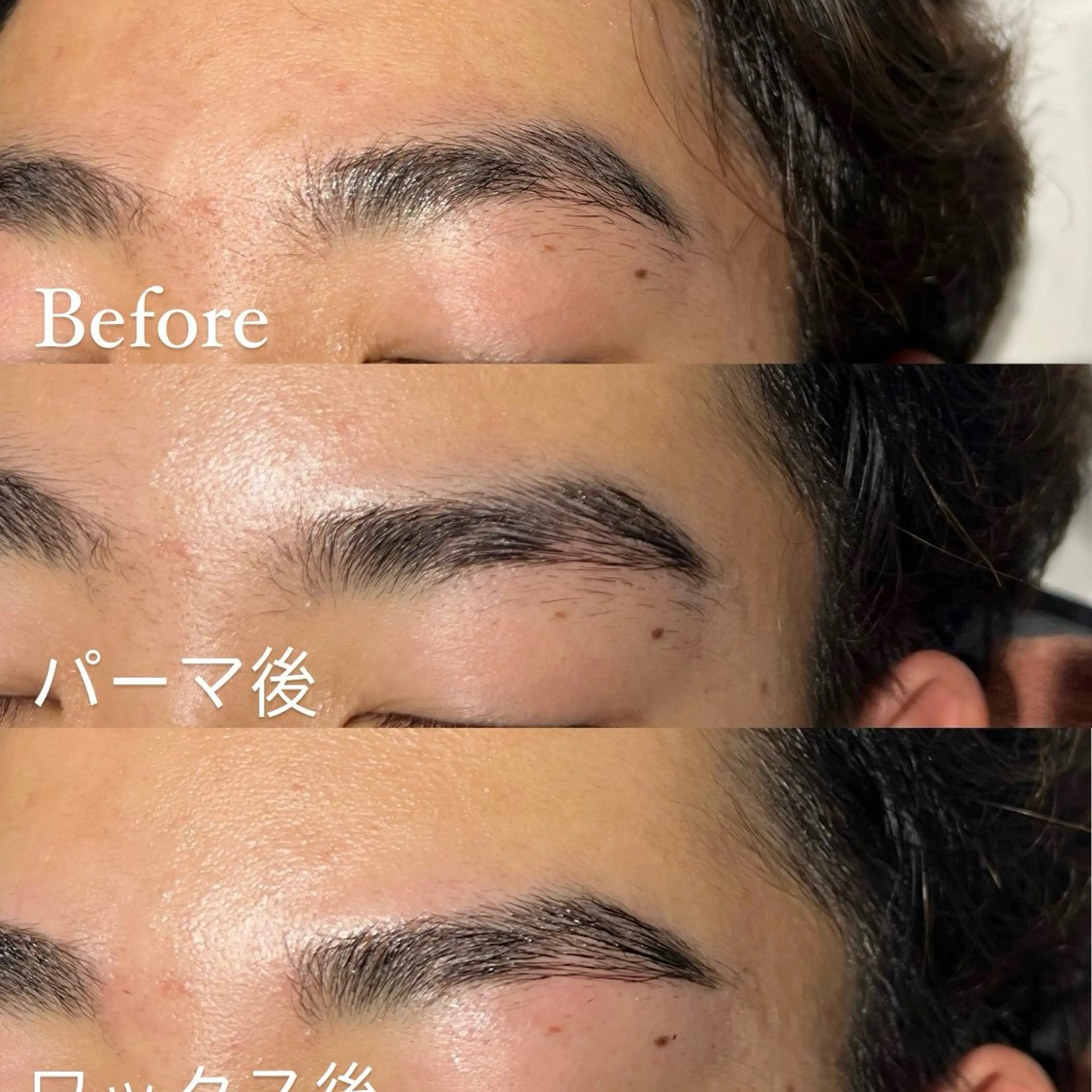 メンズ アイブロウ カット パーマ kimika🥑 メンズ/髪質改善のその他イメージ