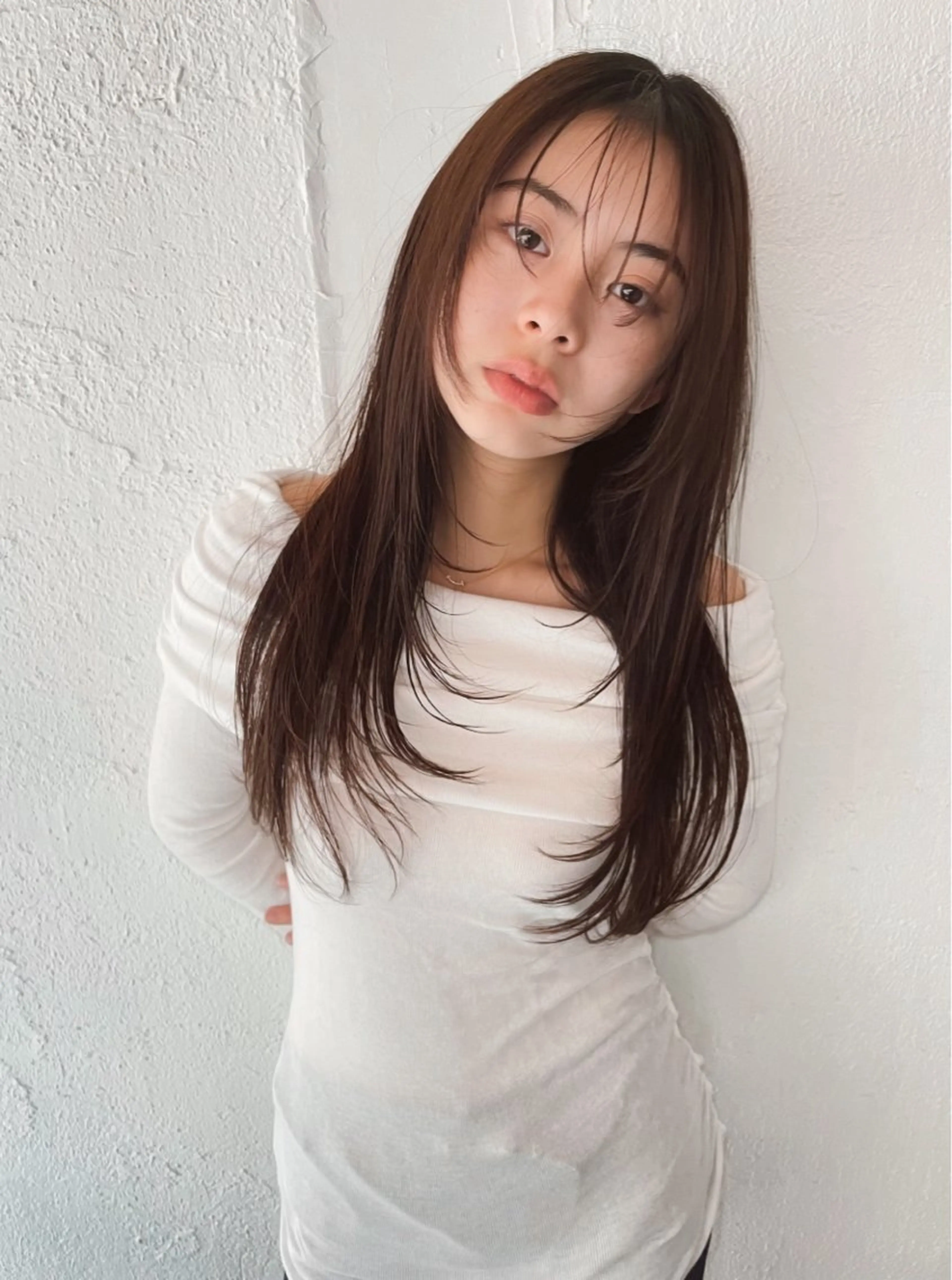 ロング ロングレイヤー レイヤーカット ロング カット トリートメント 透明感カラー 🦋AYAのヘアスタイル
