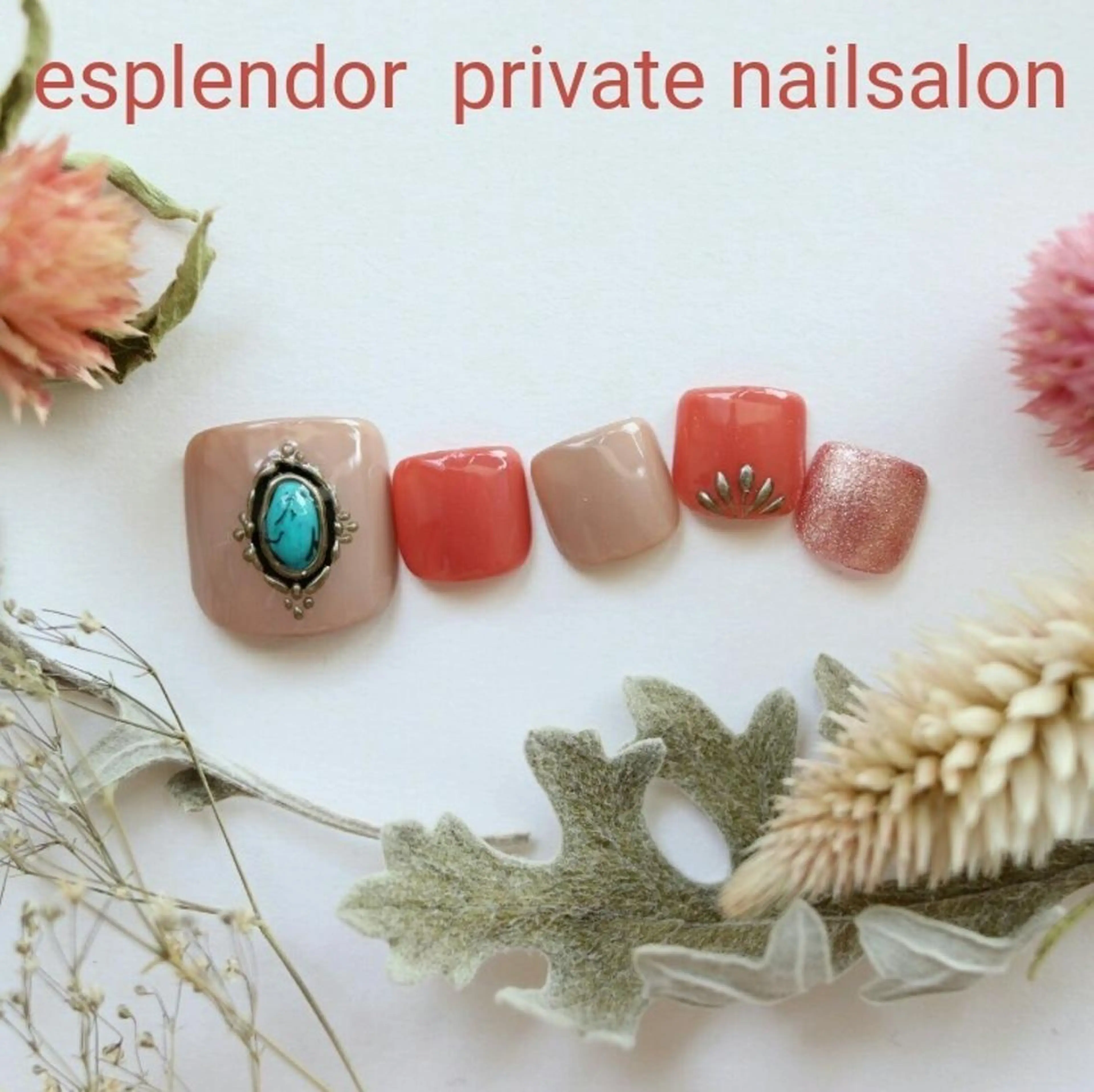 ネイル フットネイル esplendor  小野寺のネイルデザイン