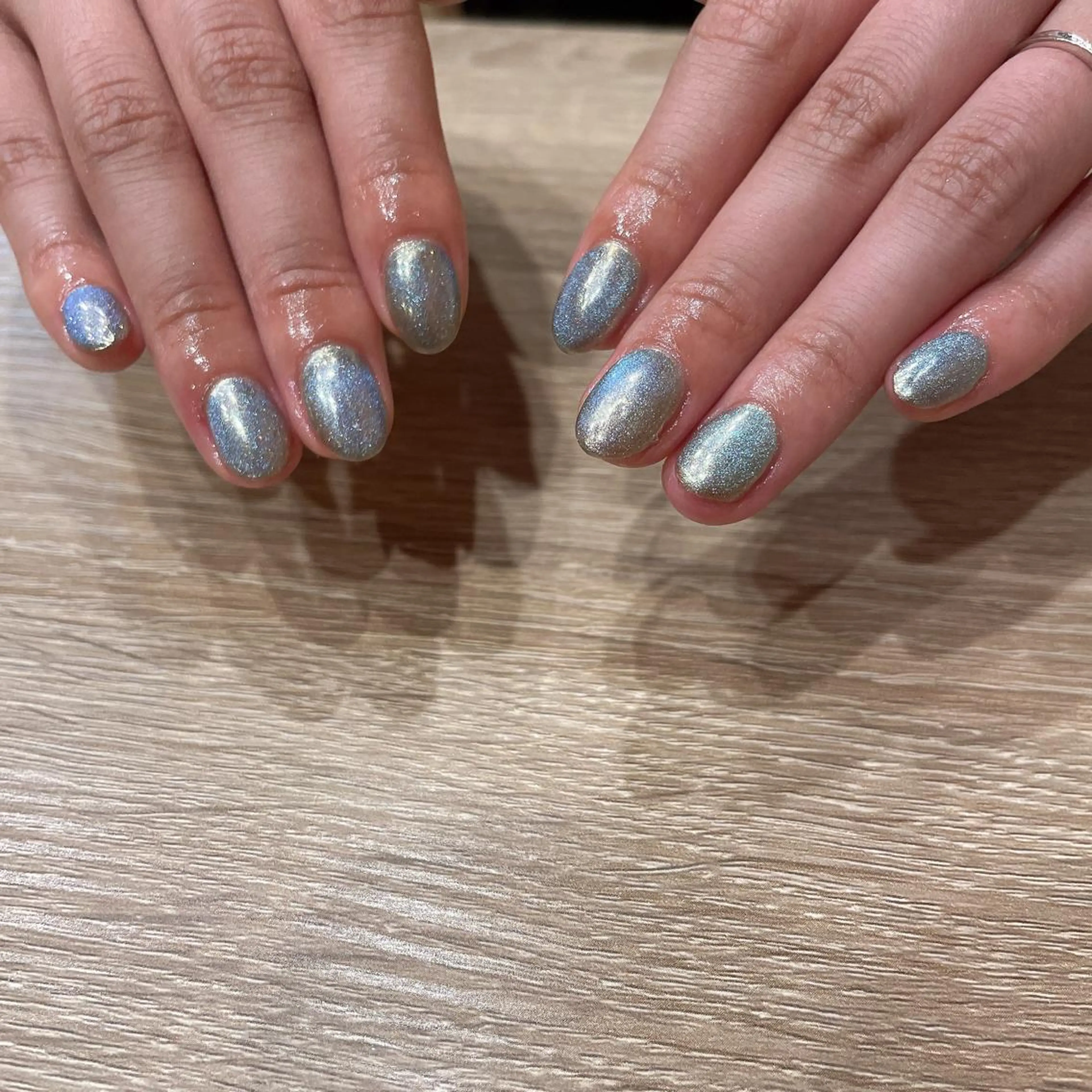 ネイル ミラーネイル ハンドネイル liberté🫧 新小岩のネイルデザイン